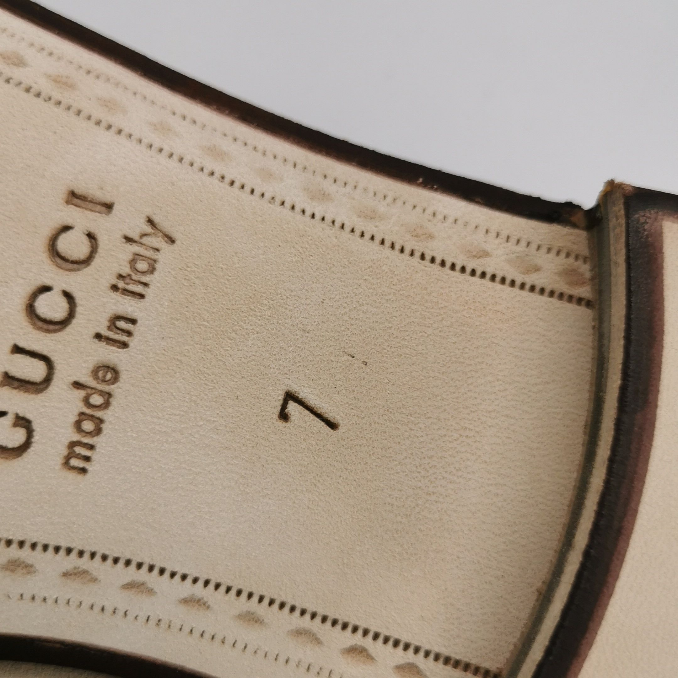 Gucci Gucci Men 8 Leather Size US 8 / EU 41 - 10 Thumbnail