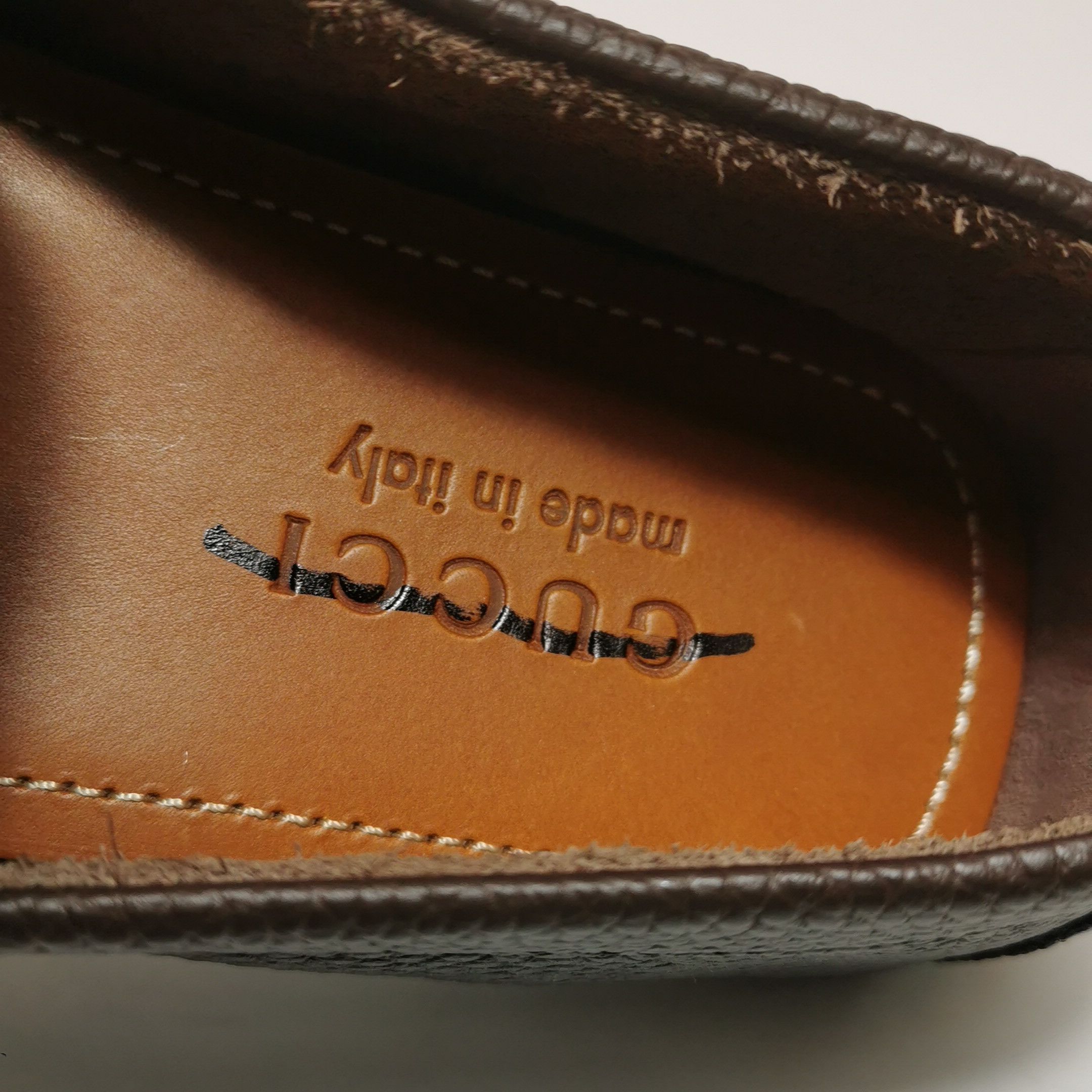 Gucci Gucci Men 8 Leather Size US 8 / EU 41 - 11 Thumbnail