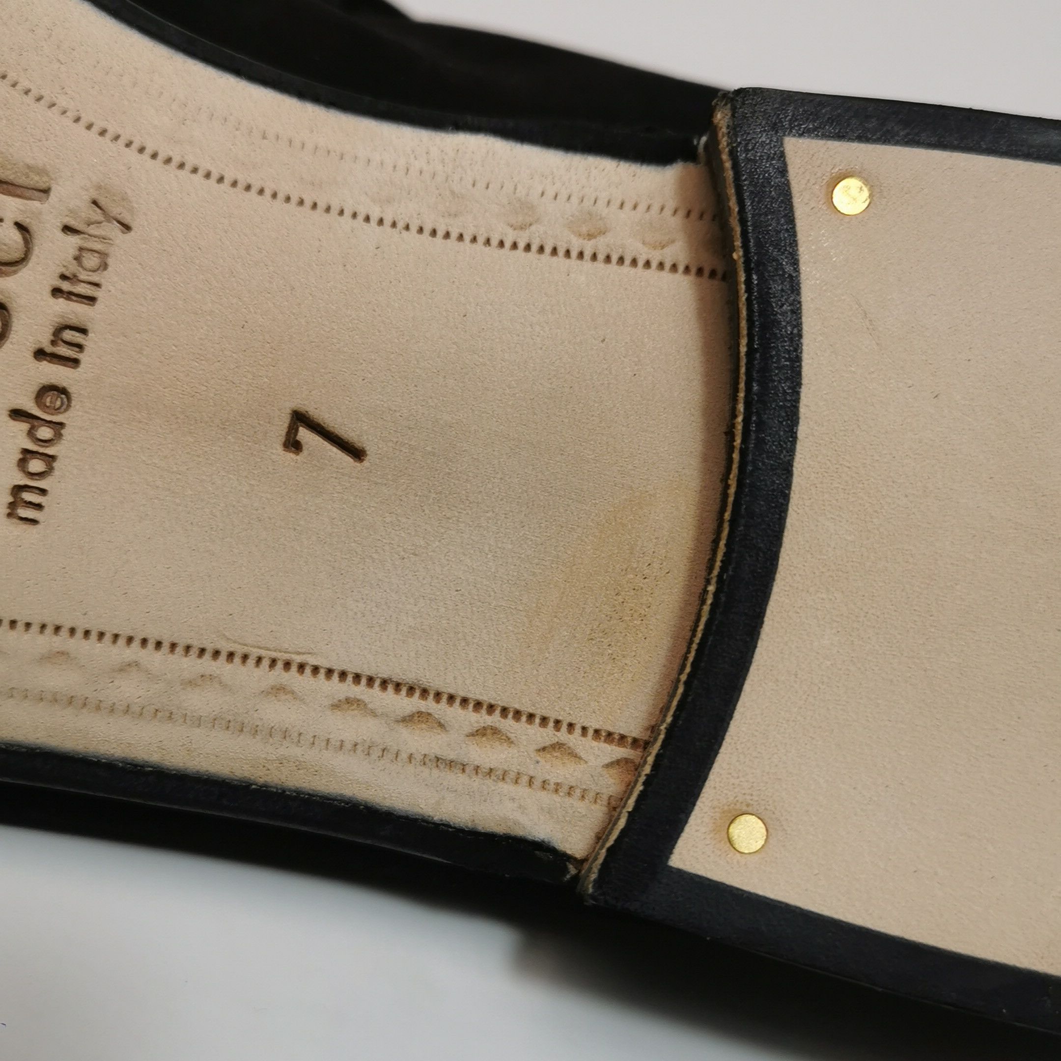 Gucci Gucci Men 8 Leather Size US 8 / EU 41 - 10 Thumbnail