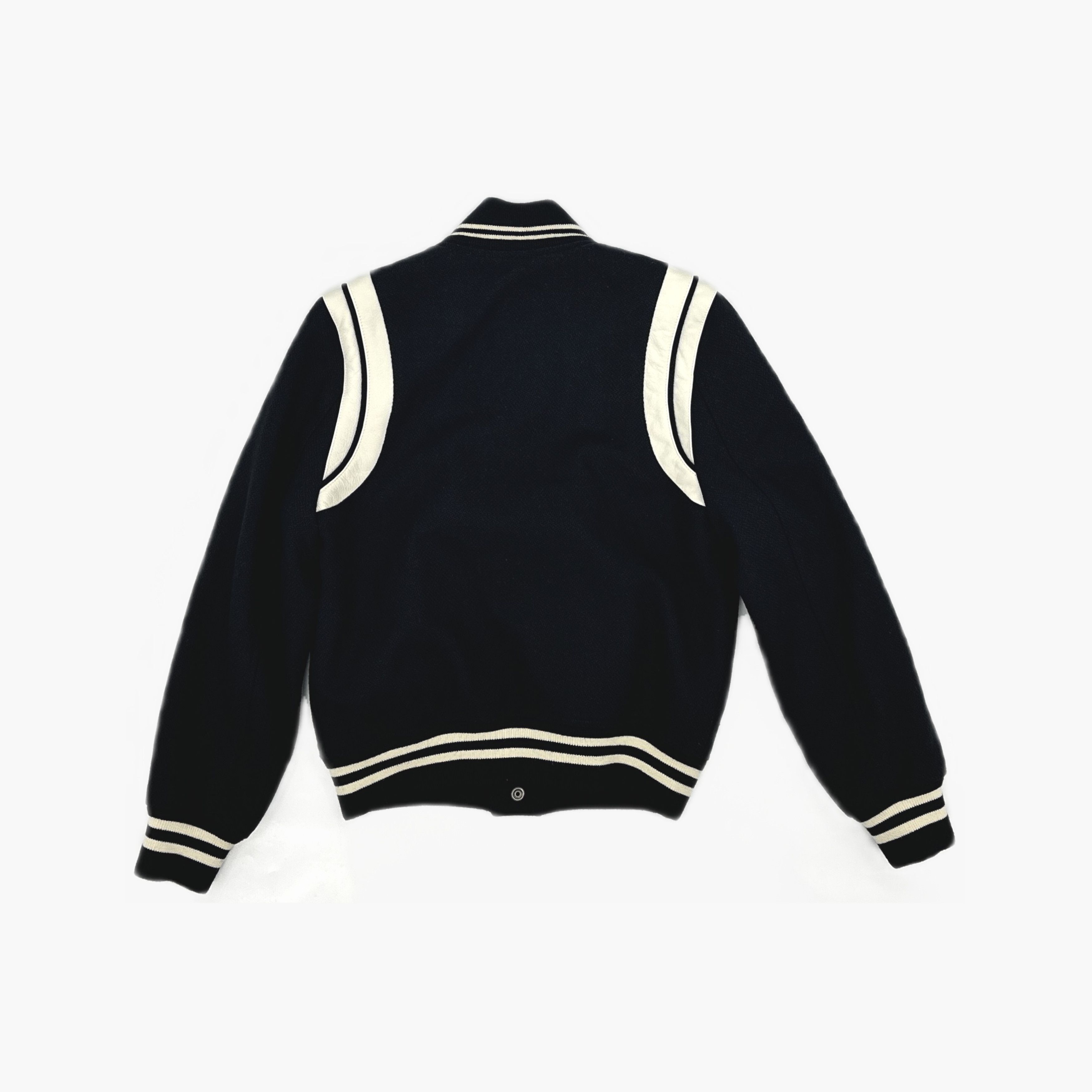 Saint Laurent Paris Saint Laurent Teddy Varsity Jacket Size F40 Size M / US 6-8 / IT 42-44 - 2 Thumbnail