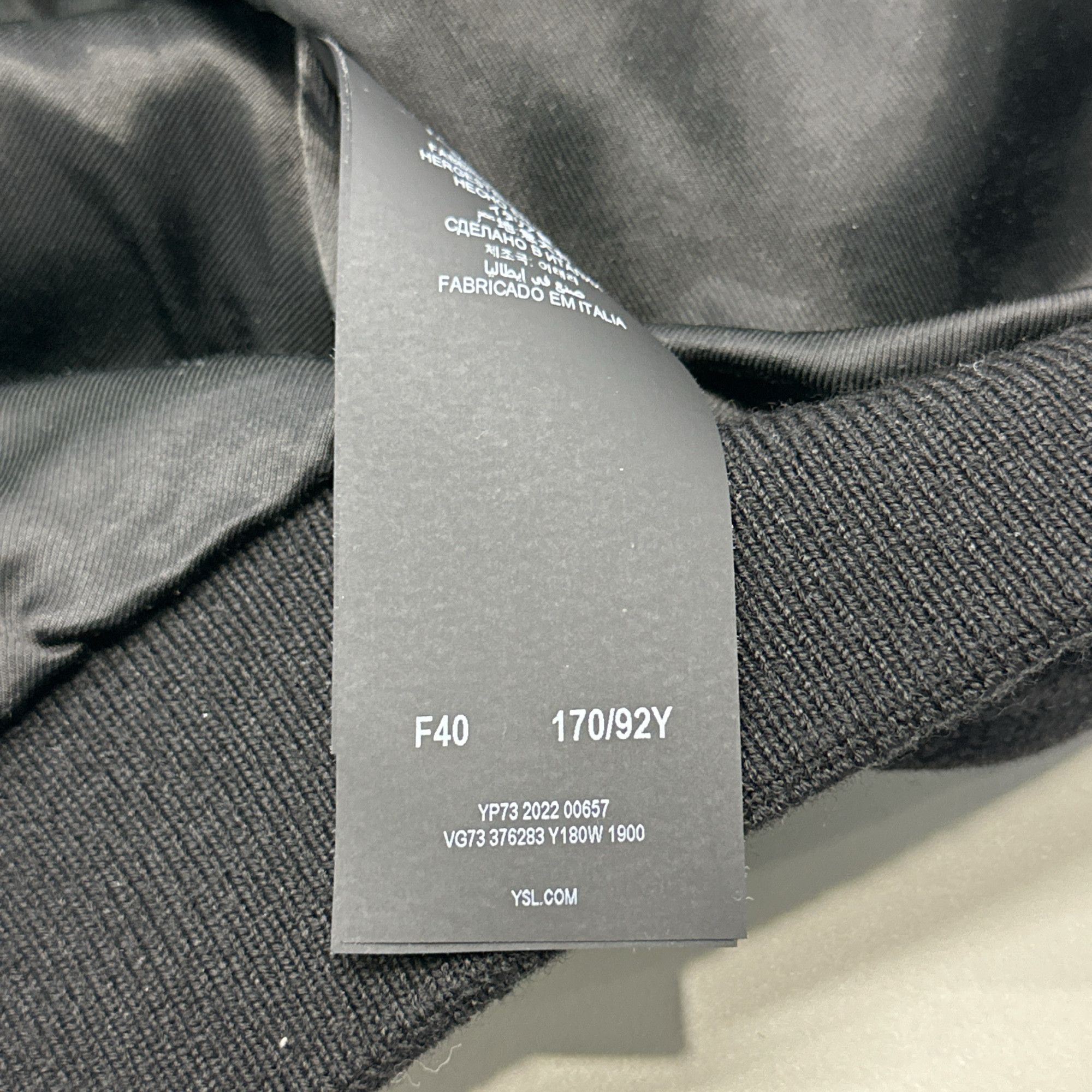 Saint Laurent Paris Saint Laurent Teddy Varsity Jacket Size F40 Size M / US 6-8 / IT 42-44 - 3 Thumbnail