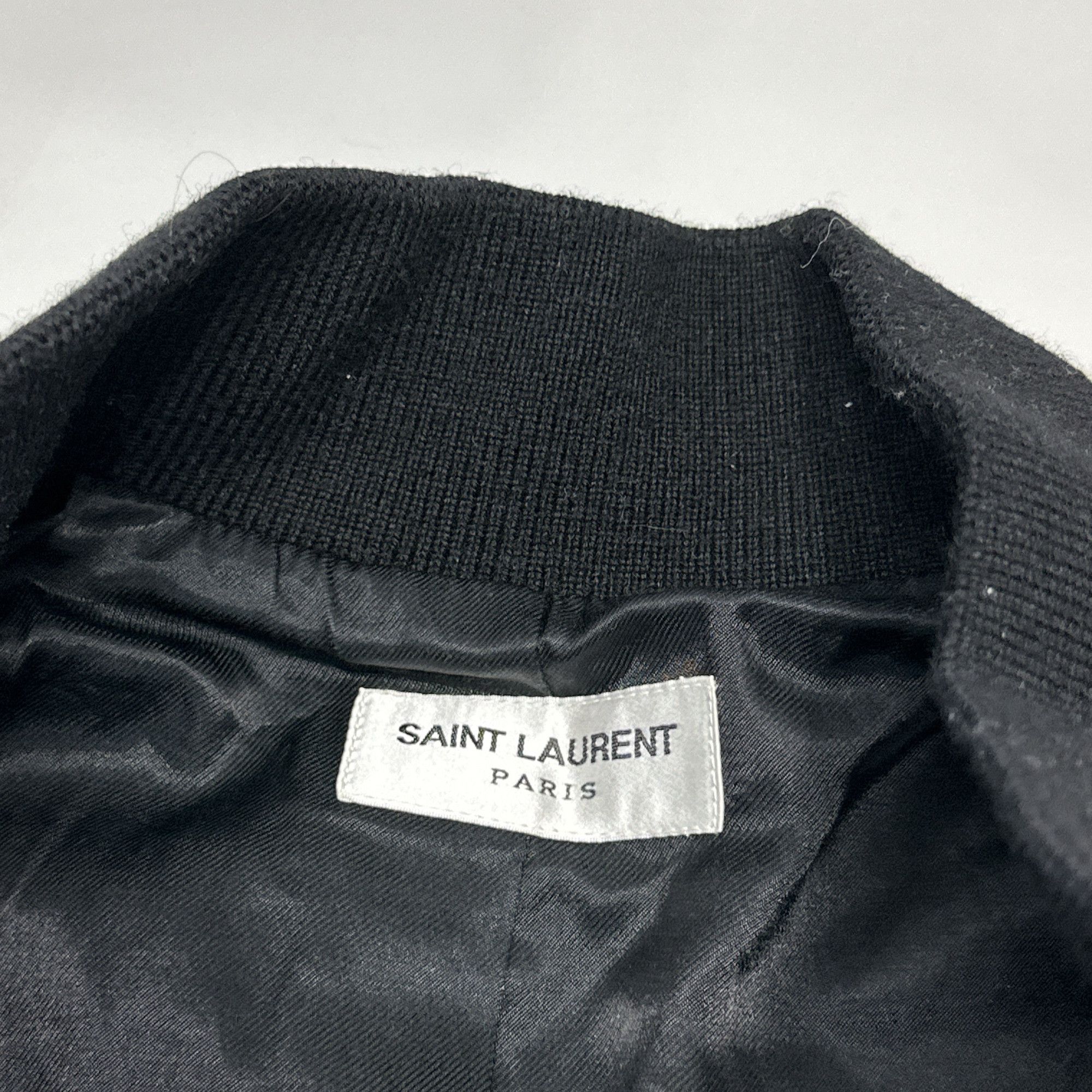 Saint Laurent Paris Saint Laurent Teddy Varsity Jacket Size F40 Size M / US 6-8 / IT 42-44 - 4 Thumbnail