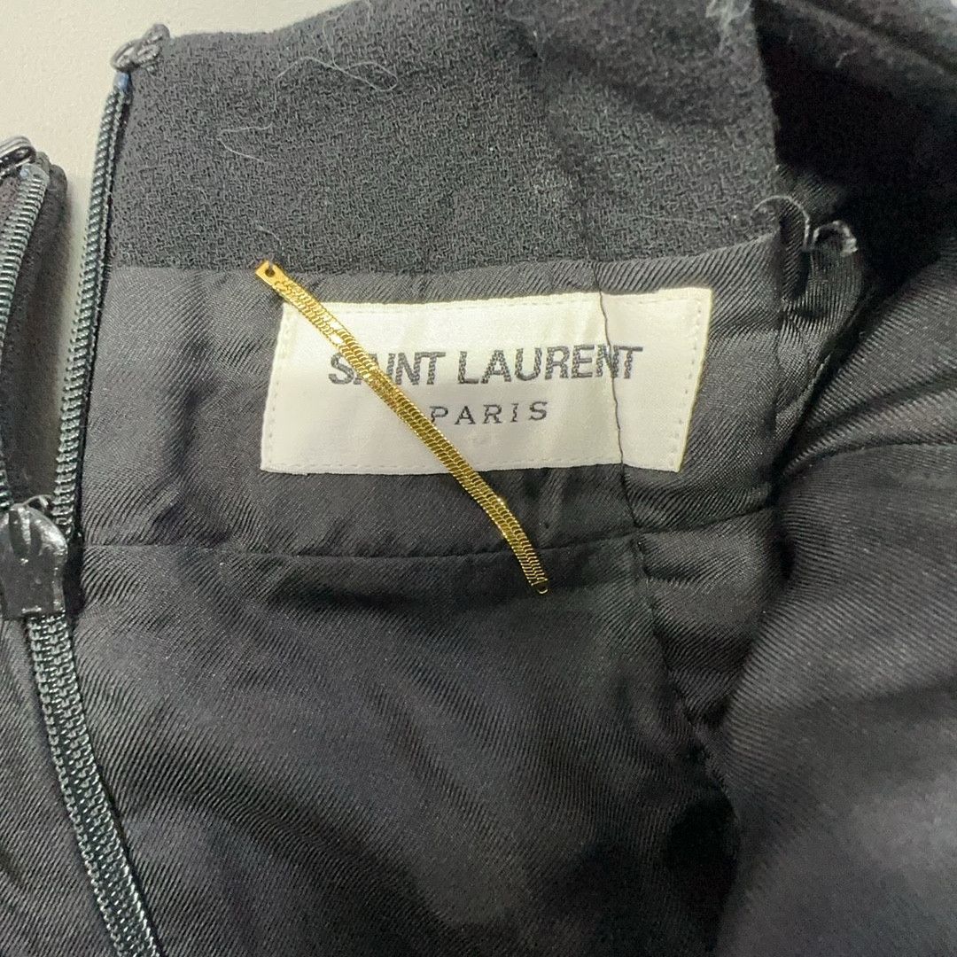 Saint Laurent Paris Saint Laurent Bow Detail Mini Dress Size 42 Size M / US 6-8 / IT 42-44 - 3 Thumbnail