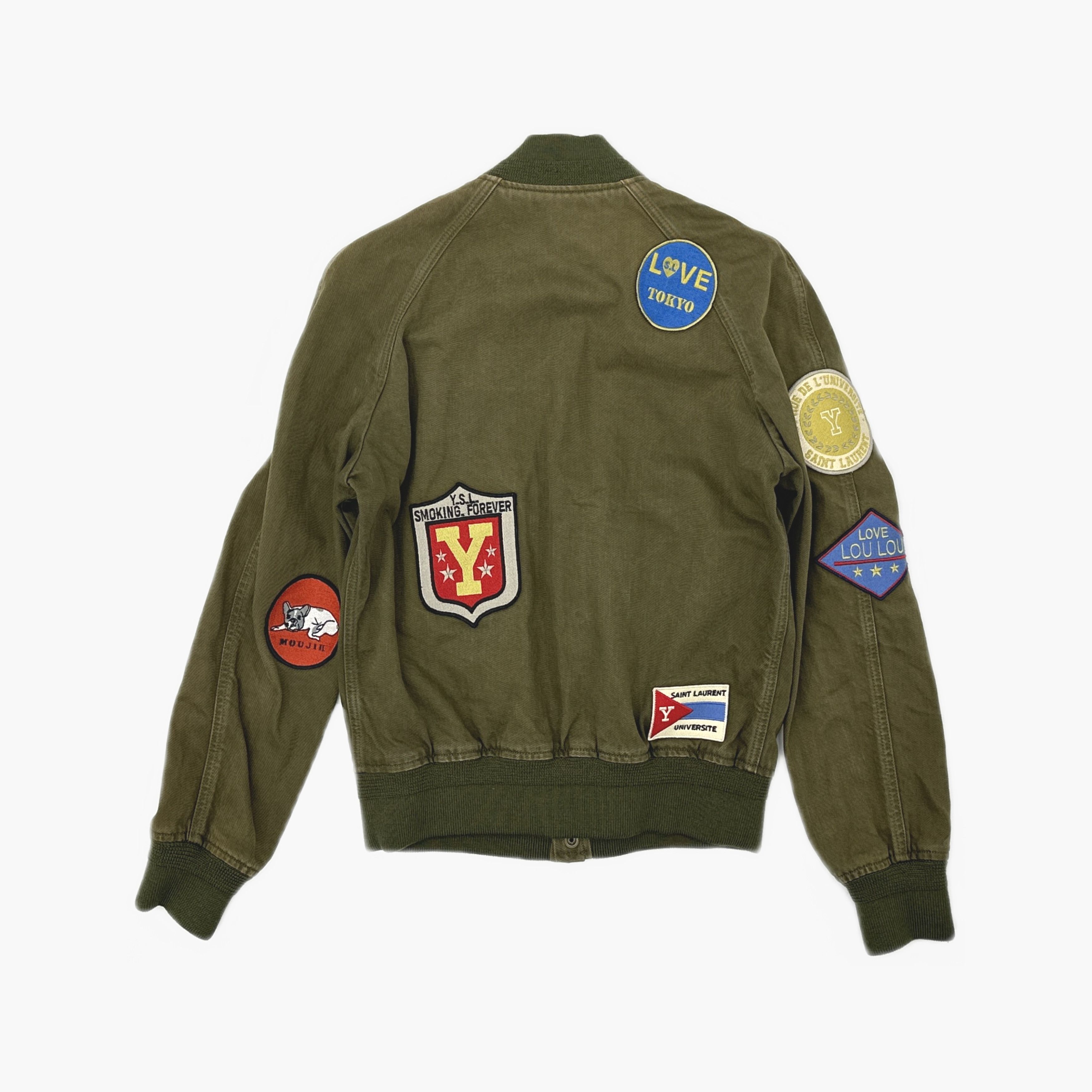 Saint Laurent Paris Saint Laurent Patch Bomber Jacket Size M Size US M / EU 48-50 / 2 - 2 Thumbnail