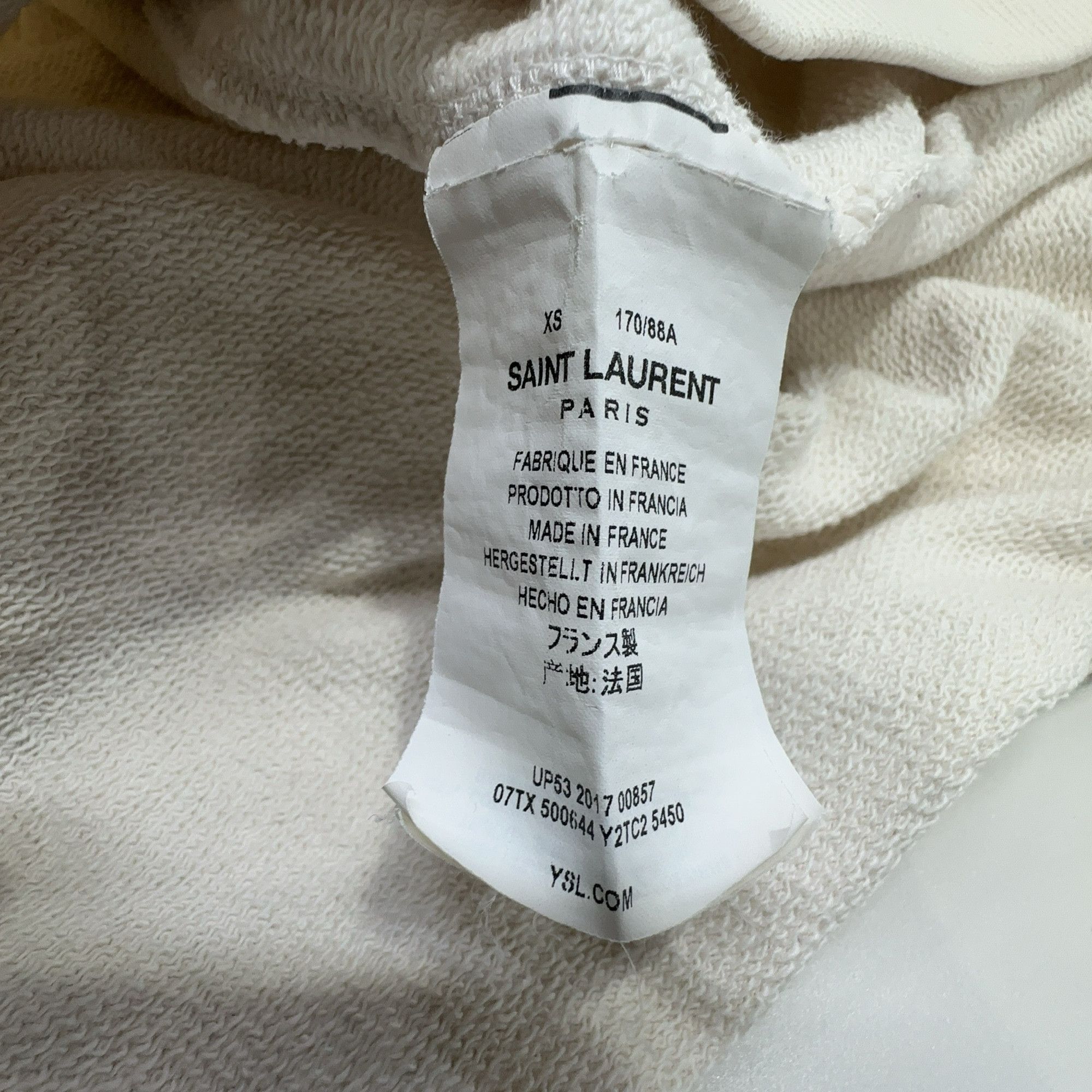 Saint Laurent Paris Saint Laurent Logo Patch Hoodie Size XS Size US XS / EU 42 / 0 - 3 Thumbnail