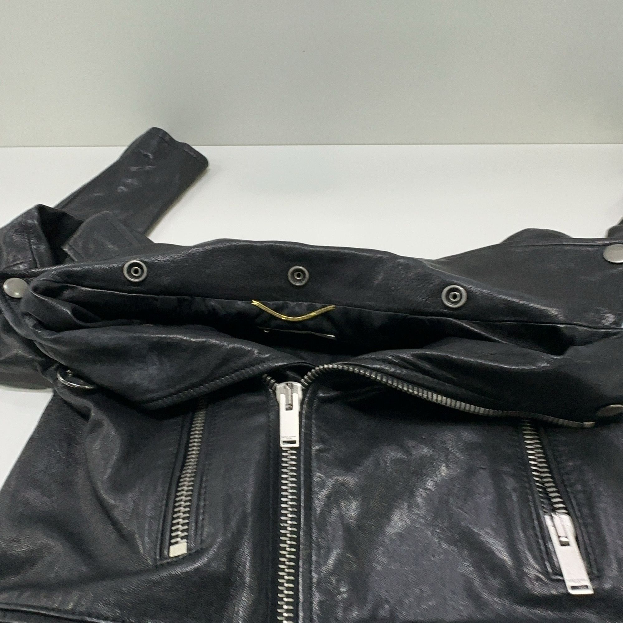Saint Laurent Paris Saint Laurent Leather Biker Jacket Size 38 Size S / US 4 / IT 40 - 5 Thumbnail