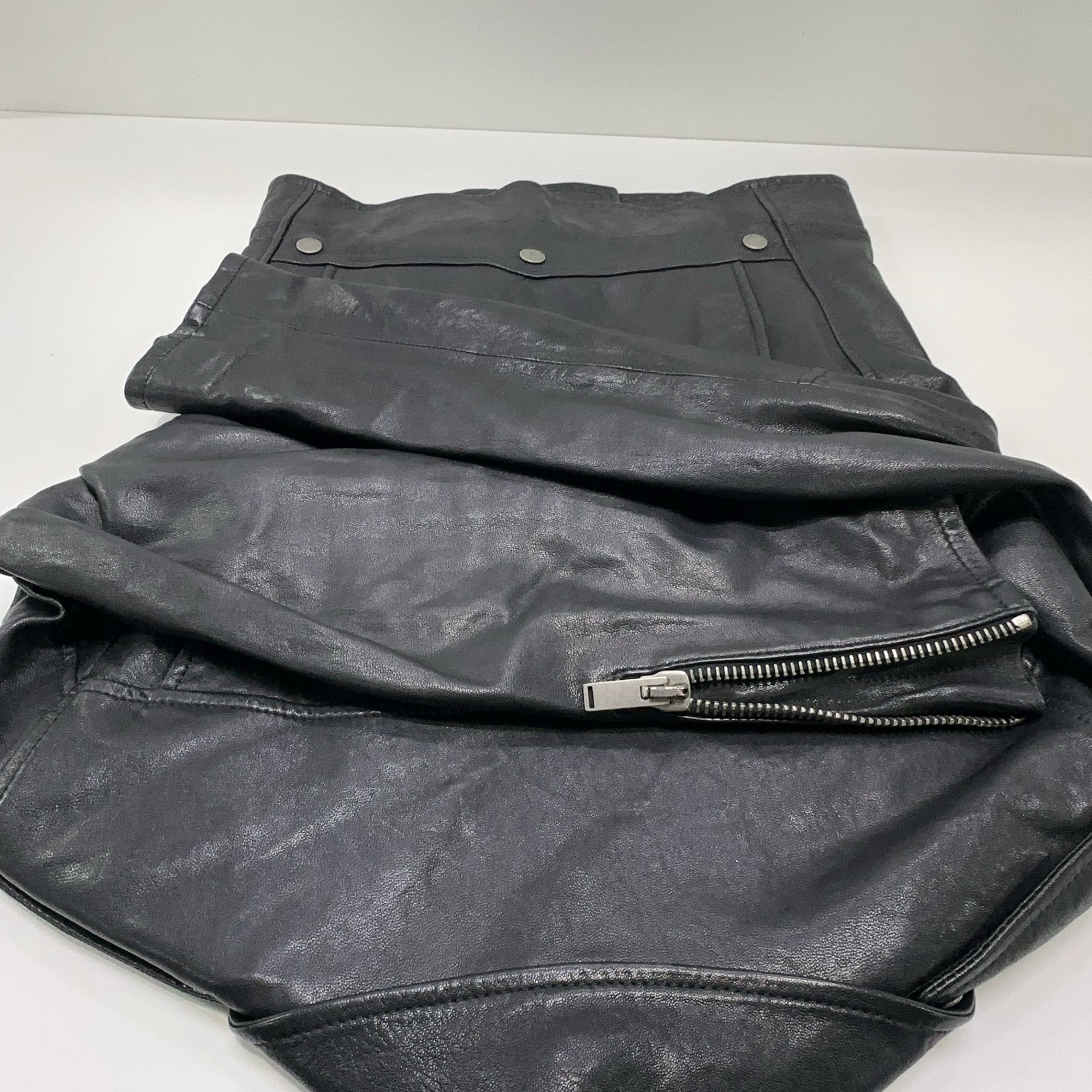 Saint Laurent Paris Saint Laurent Leather Biker Jacket Size 38 Size S / US 4 / IT 40 - 9 Thumbnail