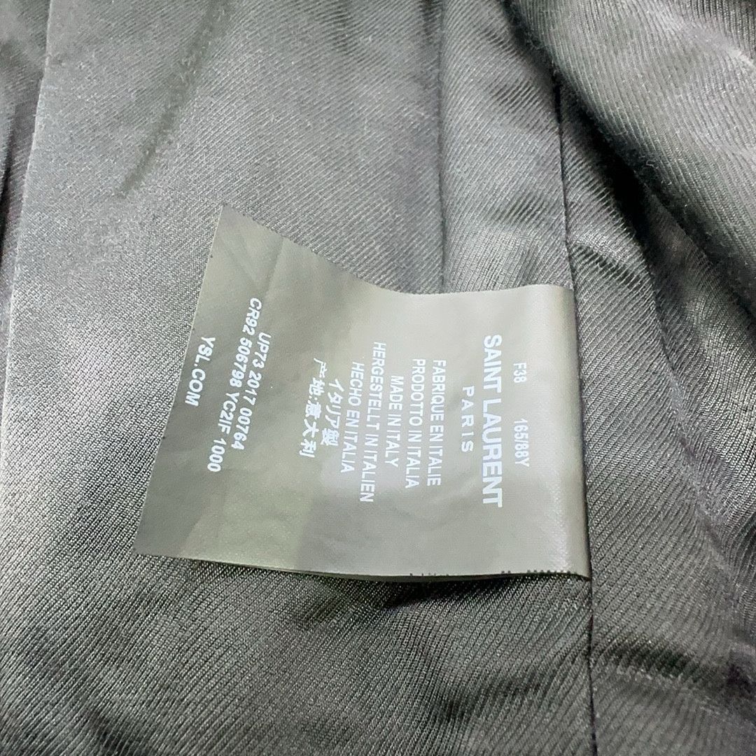 Saint Laurent Paris Saint Laurent Leather Biker Jacket Size 38 Size S / US 4 / IT 40 - 4 Thumbnail
