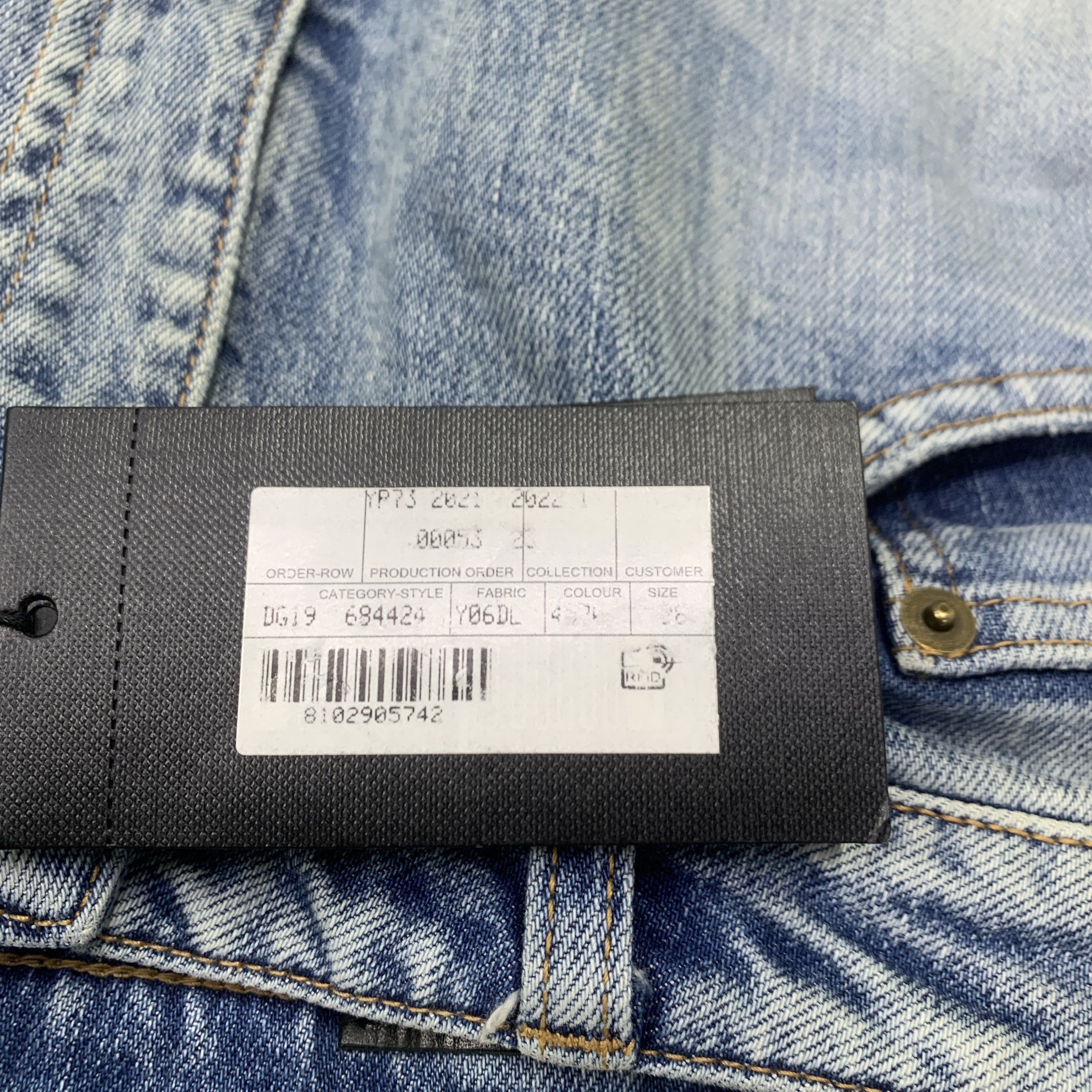 Saint Laurent Paris Saint Laurent Washed Denim Jeans Size 28 Size 28" / US 6 / IT 42 - 4 Thumbnail