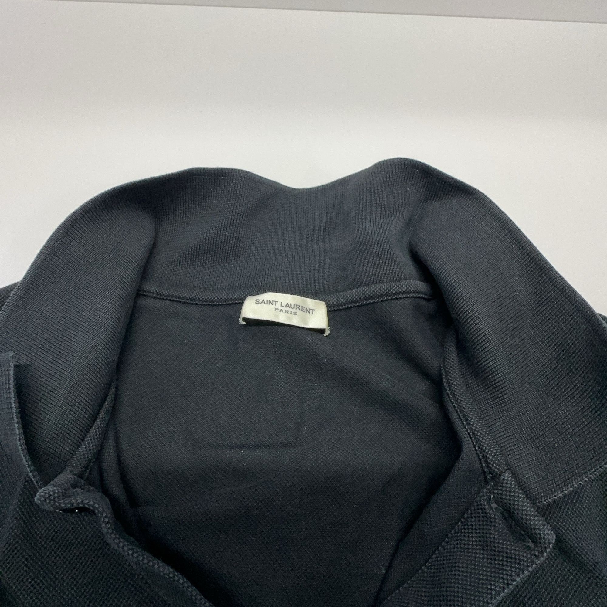 Saint Laurent Paris Saint Laurent Embroidered Logo Polo Shirt Size XL Size US XL / EU 56 / 4 - 5 Thumbnail