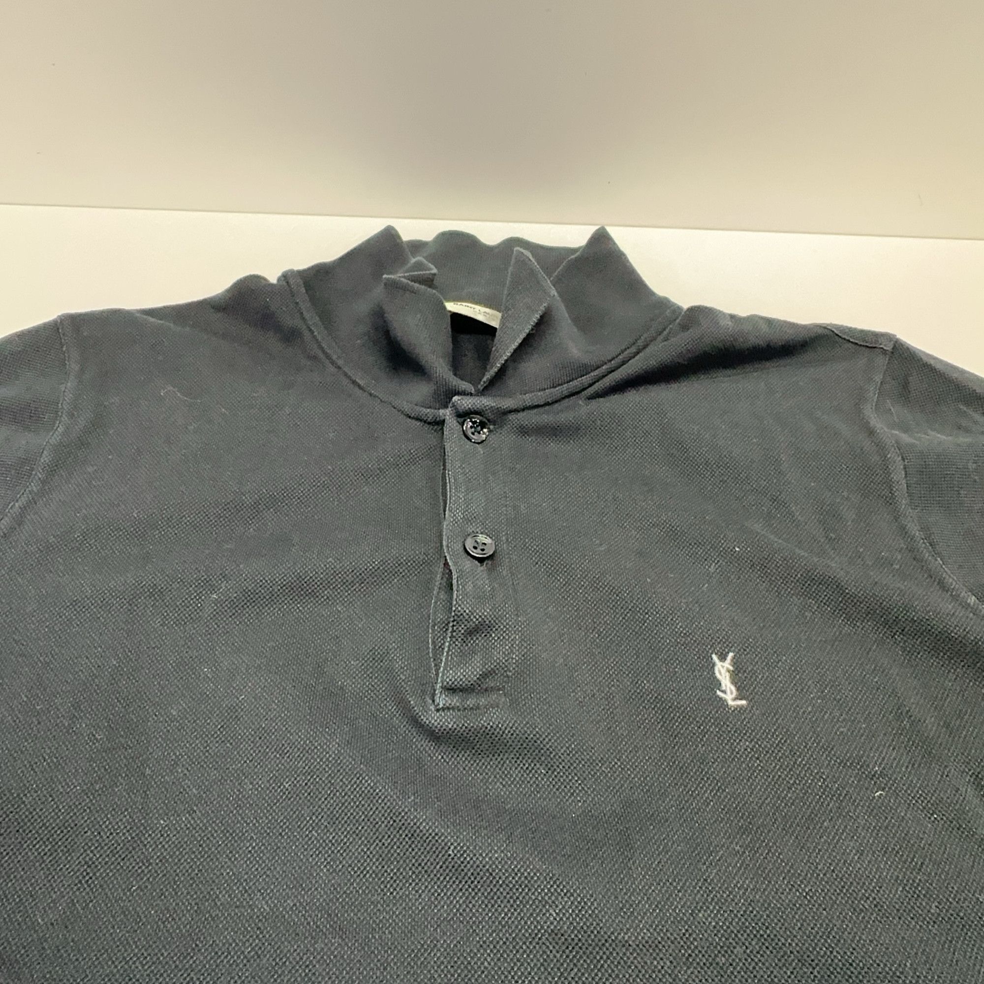 Saint Laurent Paris Saint Laurent Embroidered Logo Polo Shirt Size XL Size US XL / EU 56 / 4 - 6 Thumbnail