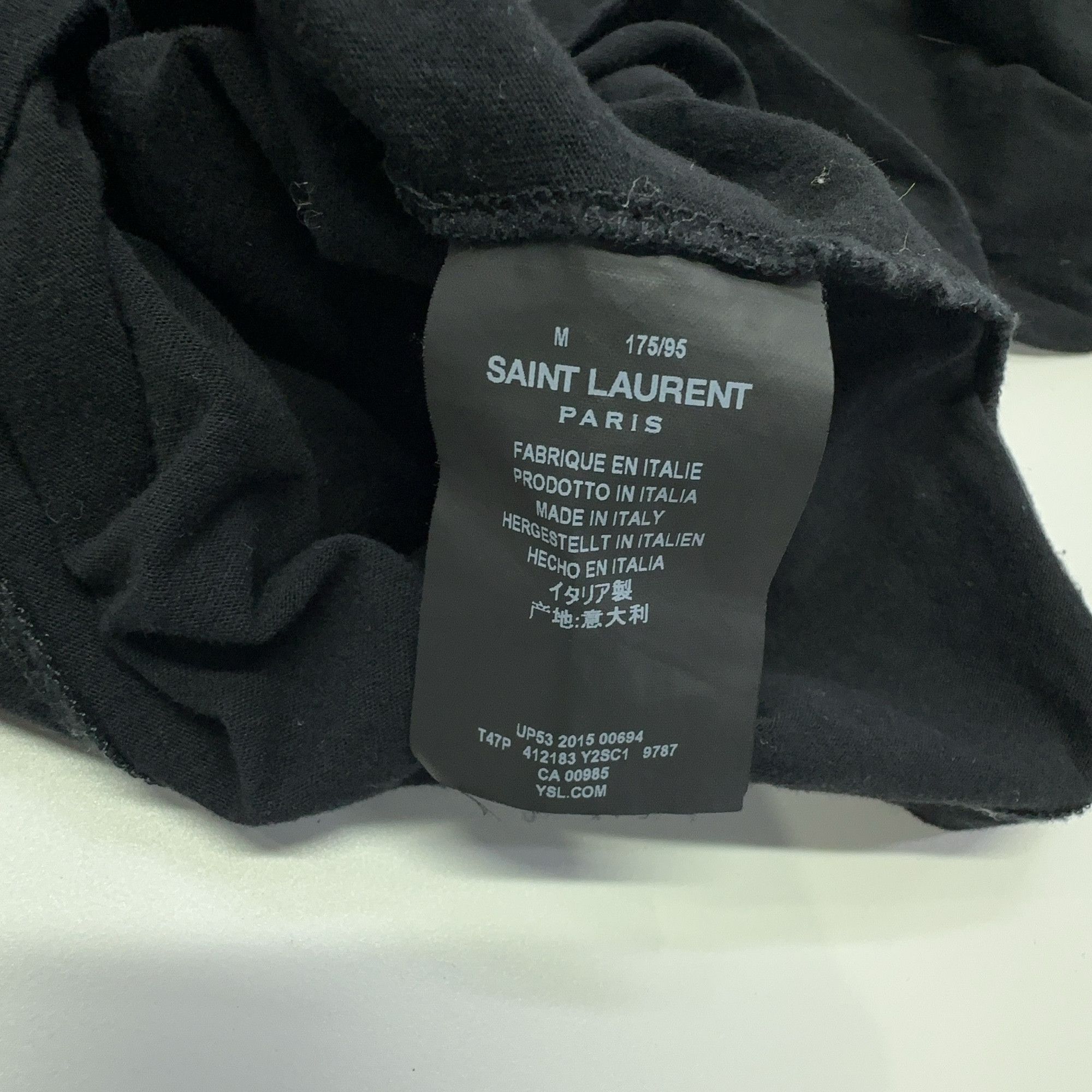 Saint Laurent Paris Saint Laurent Star Print T-Shirt Size M Size US M / EU 48-50 / 2 - 4 Thumbnail