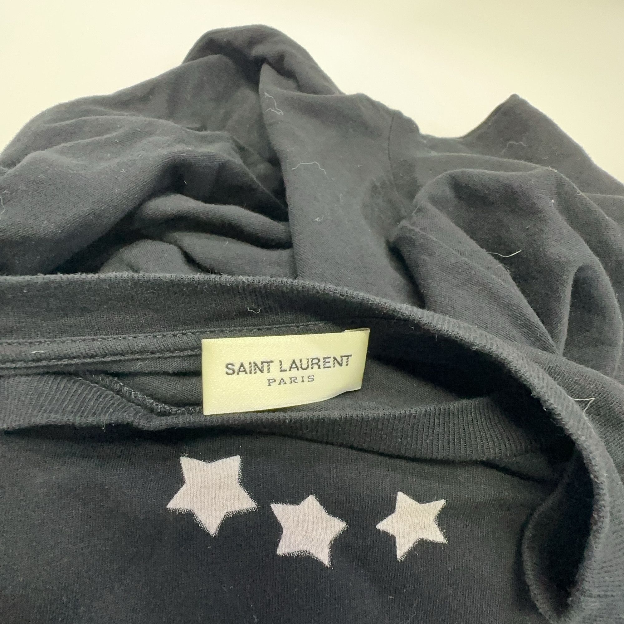 Saint Laurent Paris Saint Laurent Star Print T-Shirt Size M Size US M / EU 48-50 / 2 - 3 Thumbnail