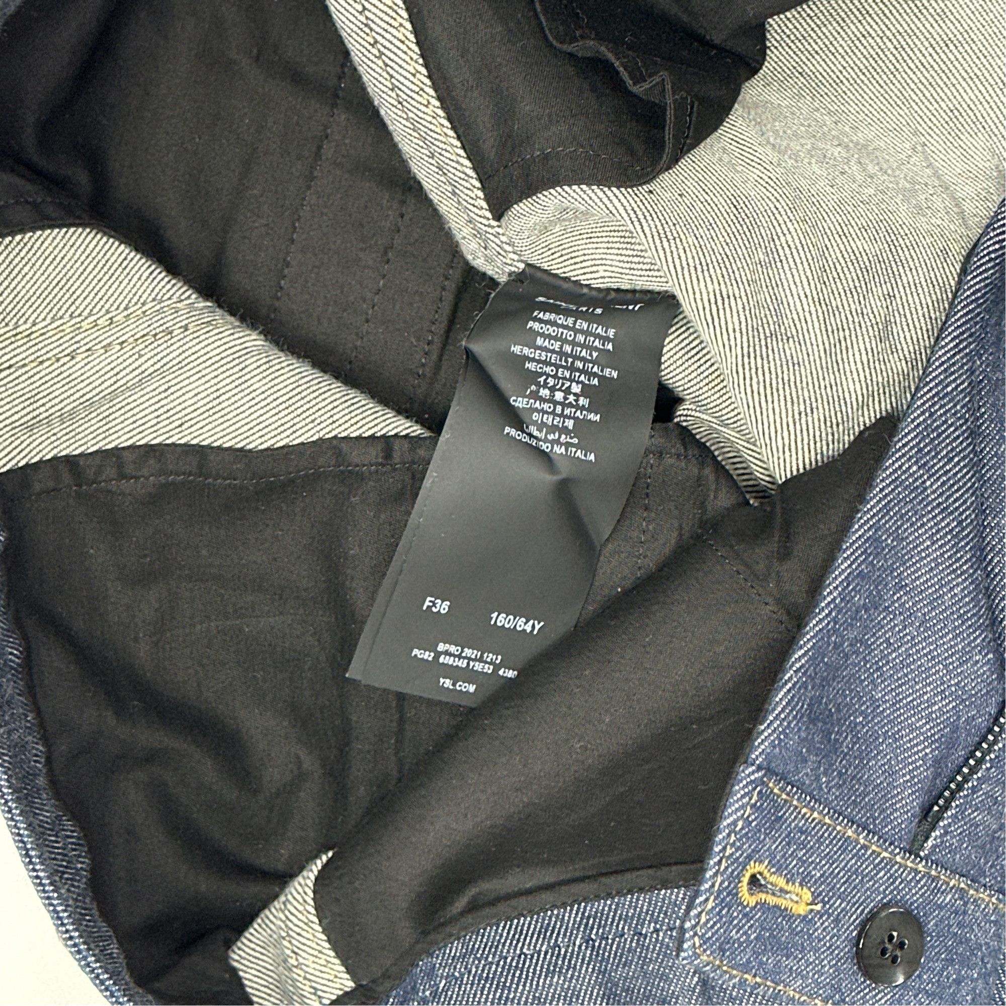 Saint Laurent Paris Saint Laurent Blue Jeans Size 36 Size 26" / US 2 / IT 38 - 3 Thumbnail