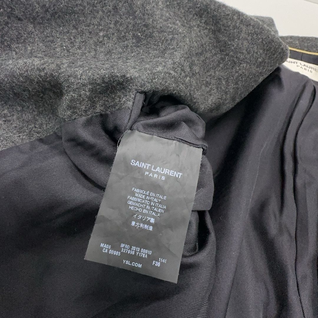 Saint Laurent Paris Saint Laurent Wool Coat Size 36 Size XS / US 0-2 / IT 36-38 - 3 Thumbnail