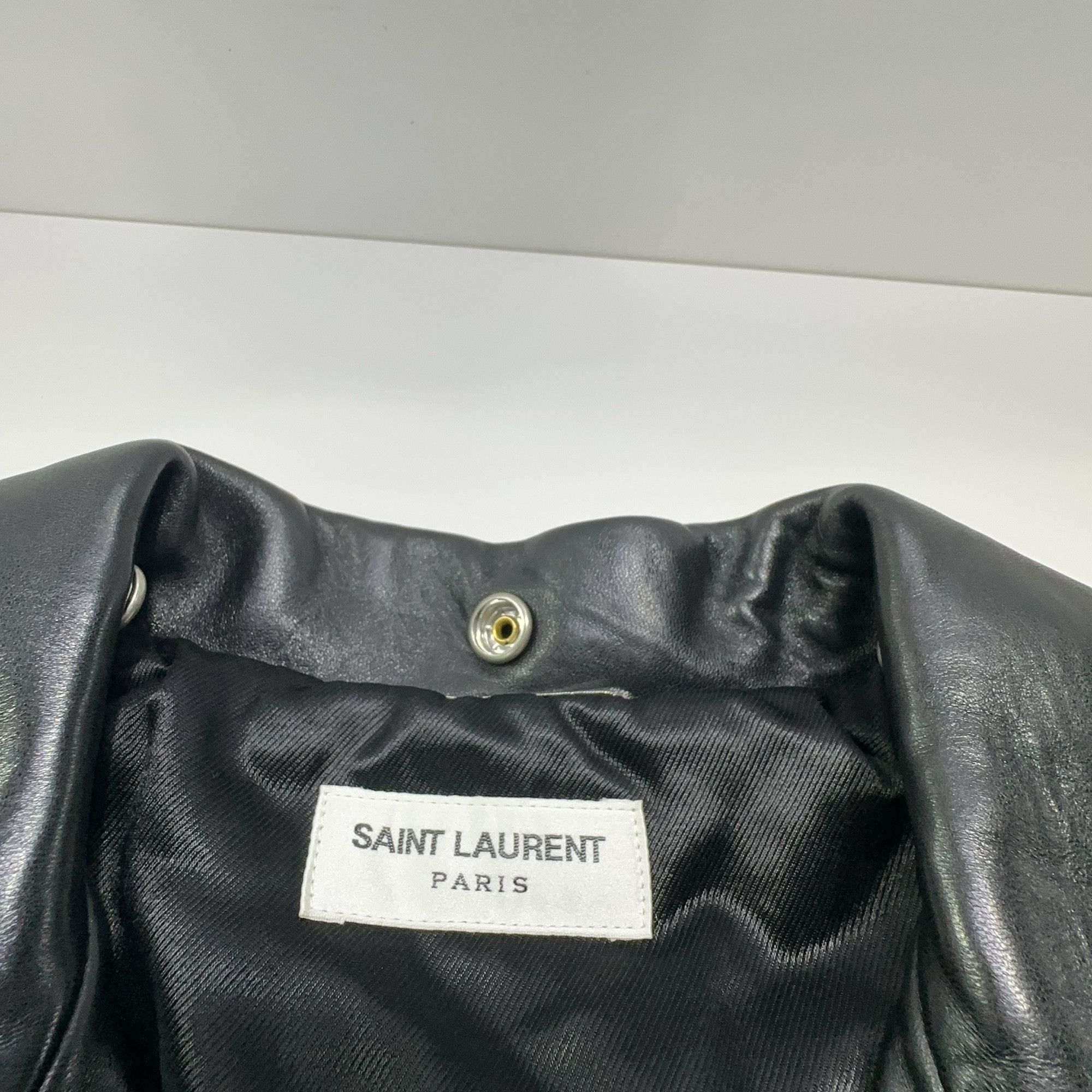 Saint Laurent Paris Saint Laurent Classic Lamb Leather Motorcycle Jacket Size 52 Size US L / EU 52-54 / 3 - 3 Thumbnail