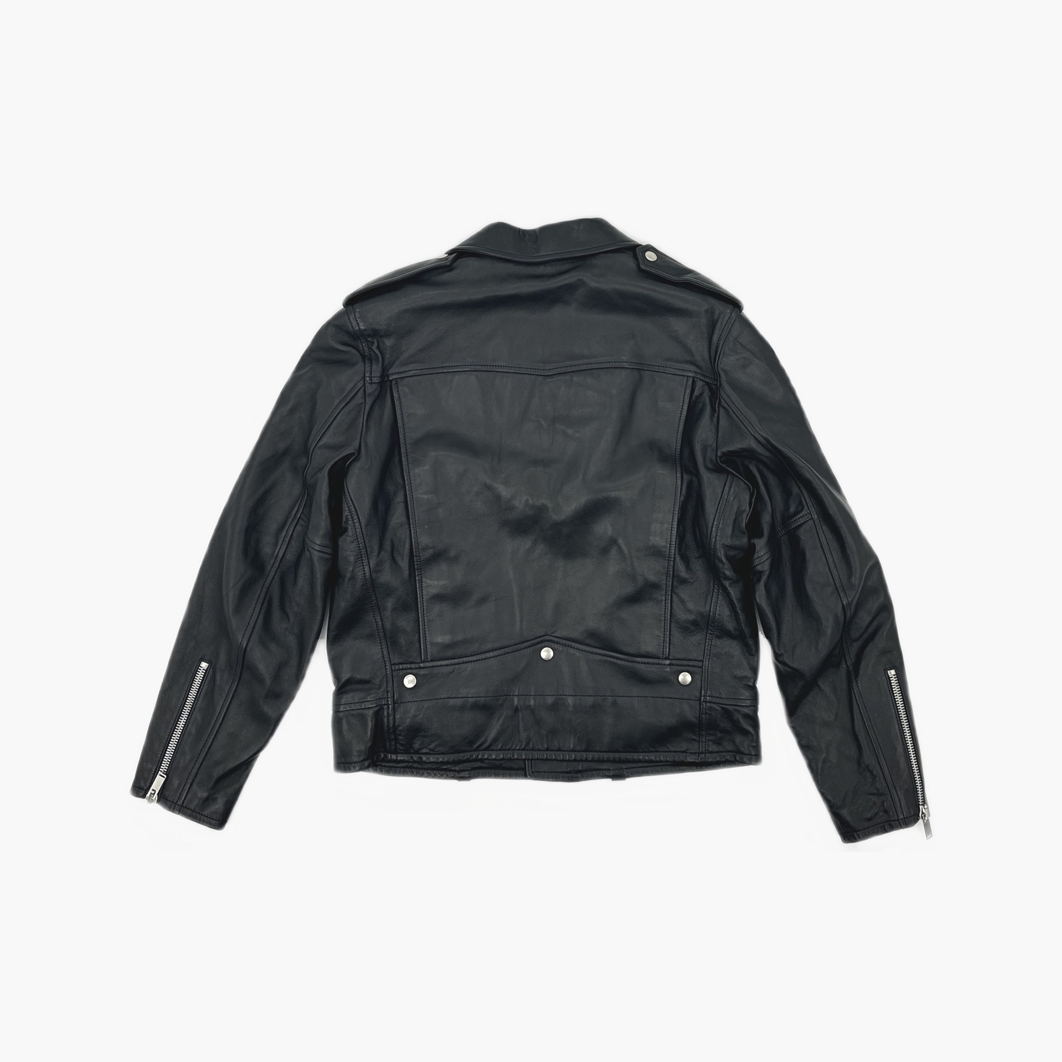Saint Laurent Paris Saint Laurent Classic Lamb Leather Motorcycle Jacket Size 52 Size US L / EU 52-54 / 3 - 2 Thumbnail