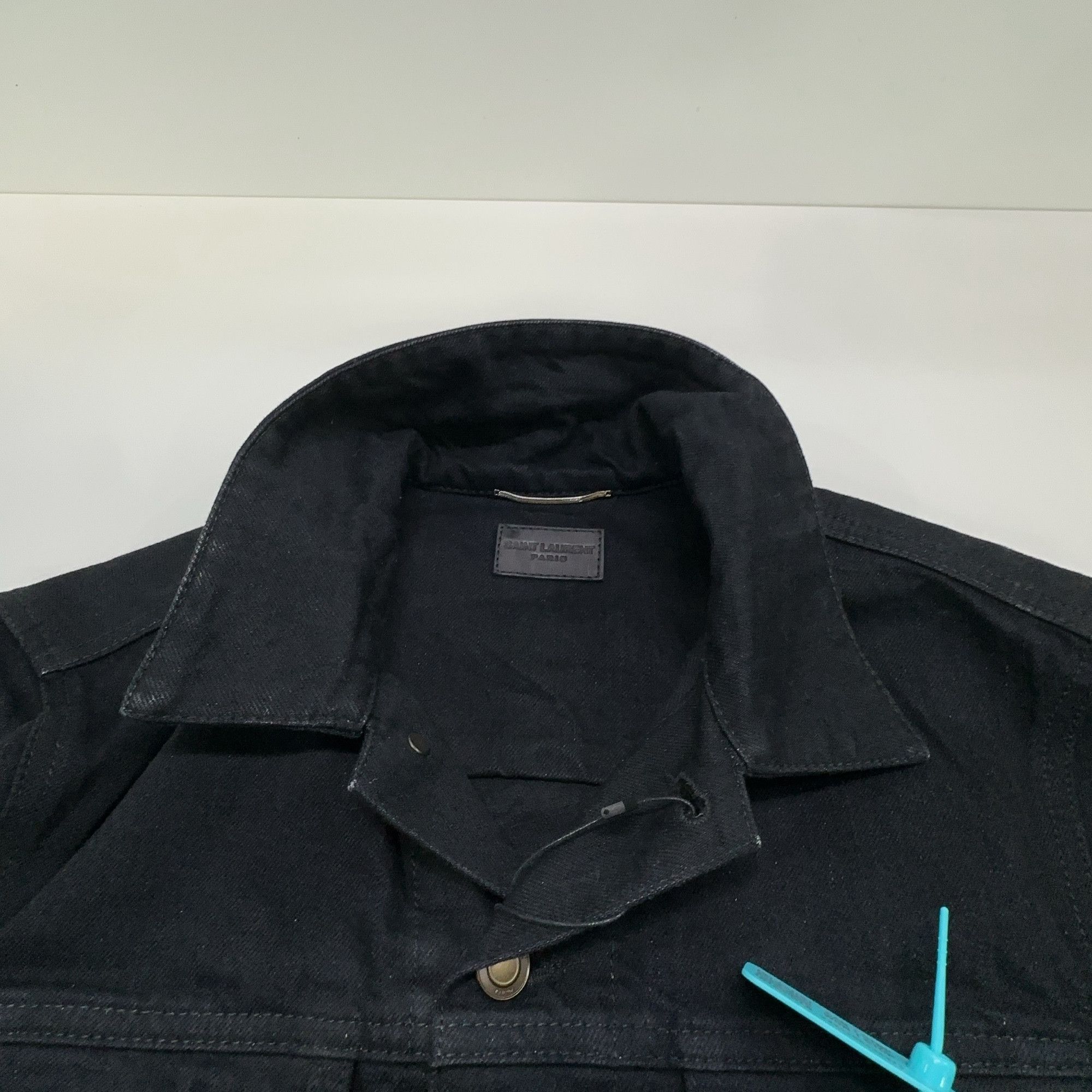 Saint Laurent Paris Saint Laurent Black Denim Jacket Size M Size US M / EU 48-50 / 2 - 5 Thumbnail