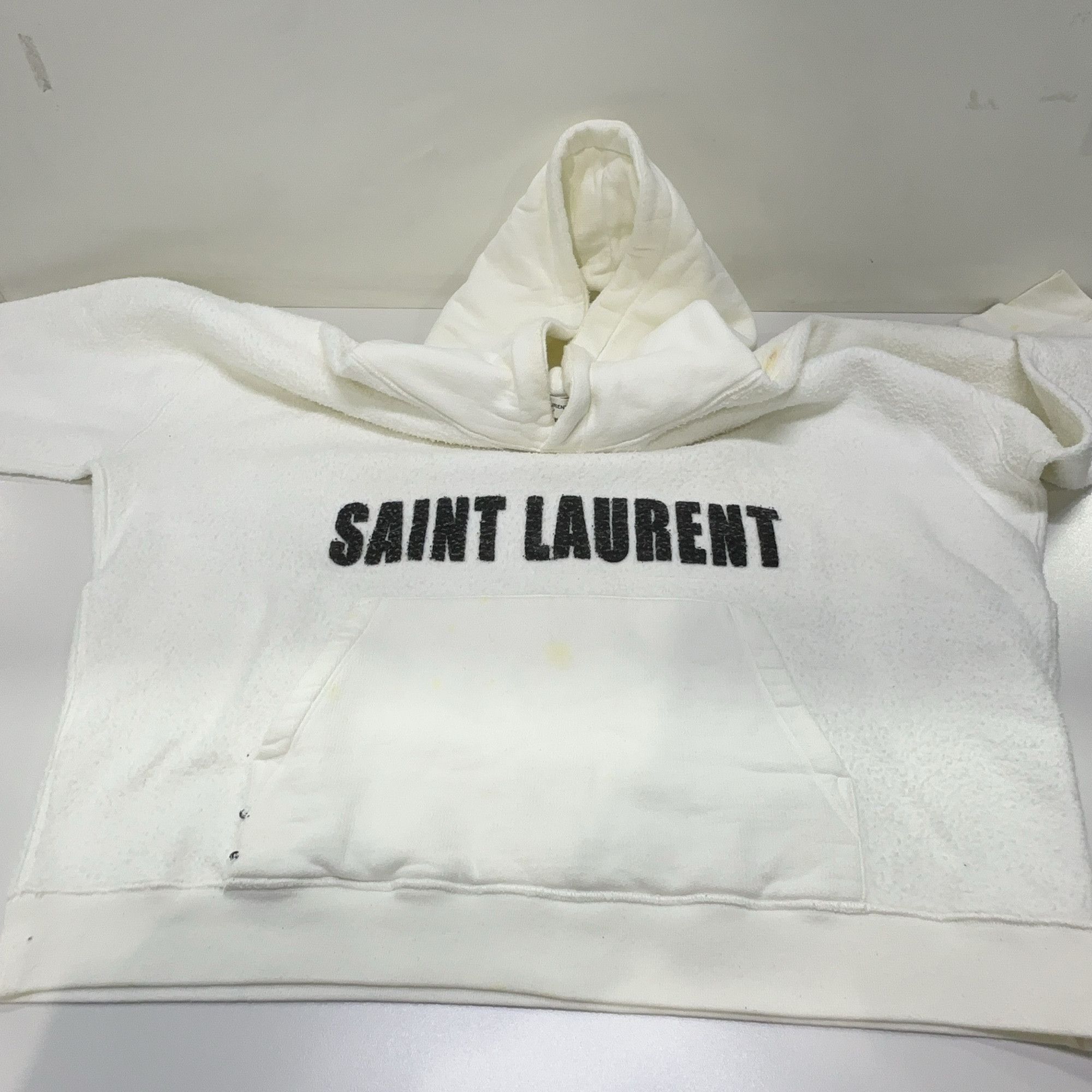 Saint Laurent Paris Saint Laurent Agafay Logo Hoodie Size L Size US L / EU 52-54 / 3 - 16 Thumbnail