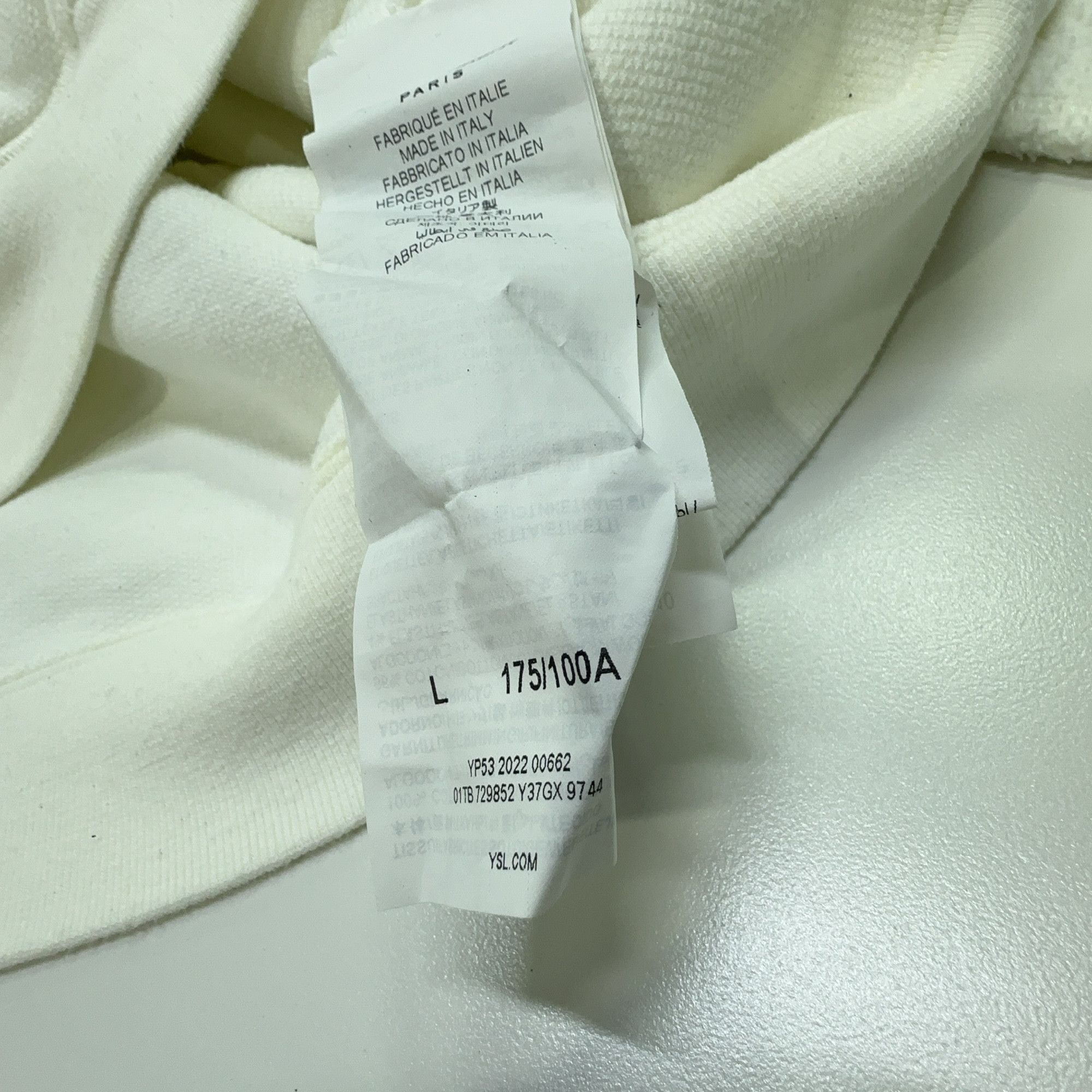Saint Laurent Paris Saint Laurent Agafay Logo Hoodie Size L Size US L / EU 52-54 / 3 - 4 Thumbnail
