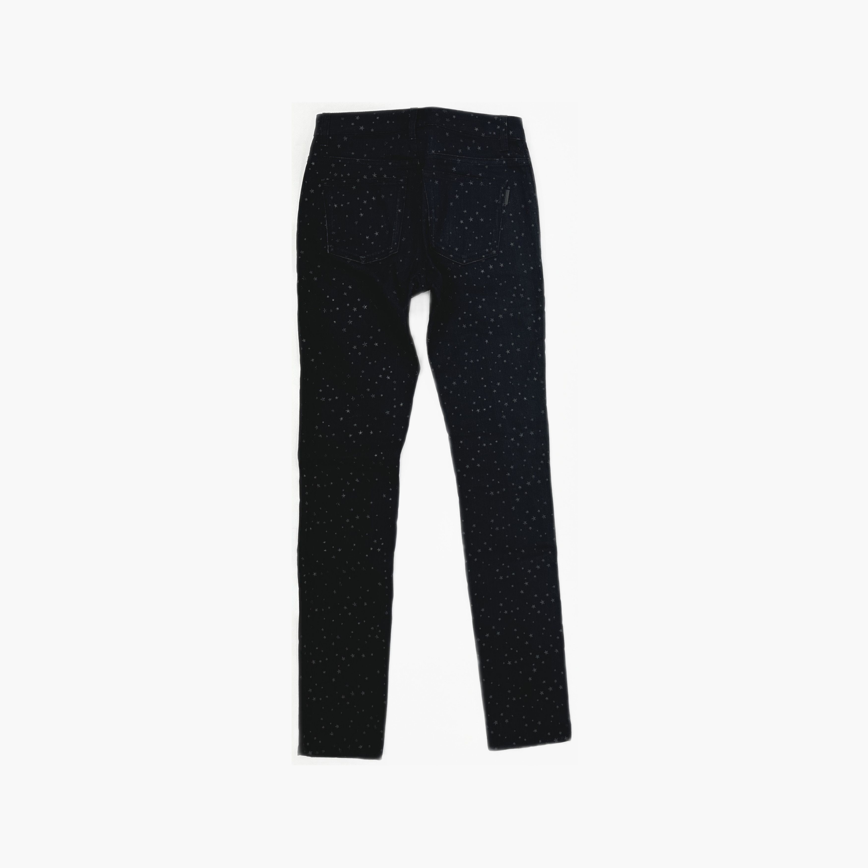 Saint Laurent Paris Saint Laurent Star Print Jeans Size 24 Size 24" / US 00 / IT 34 - 2 Thumbnail