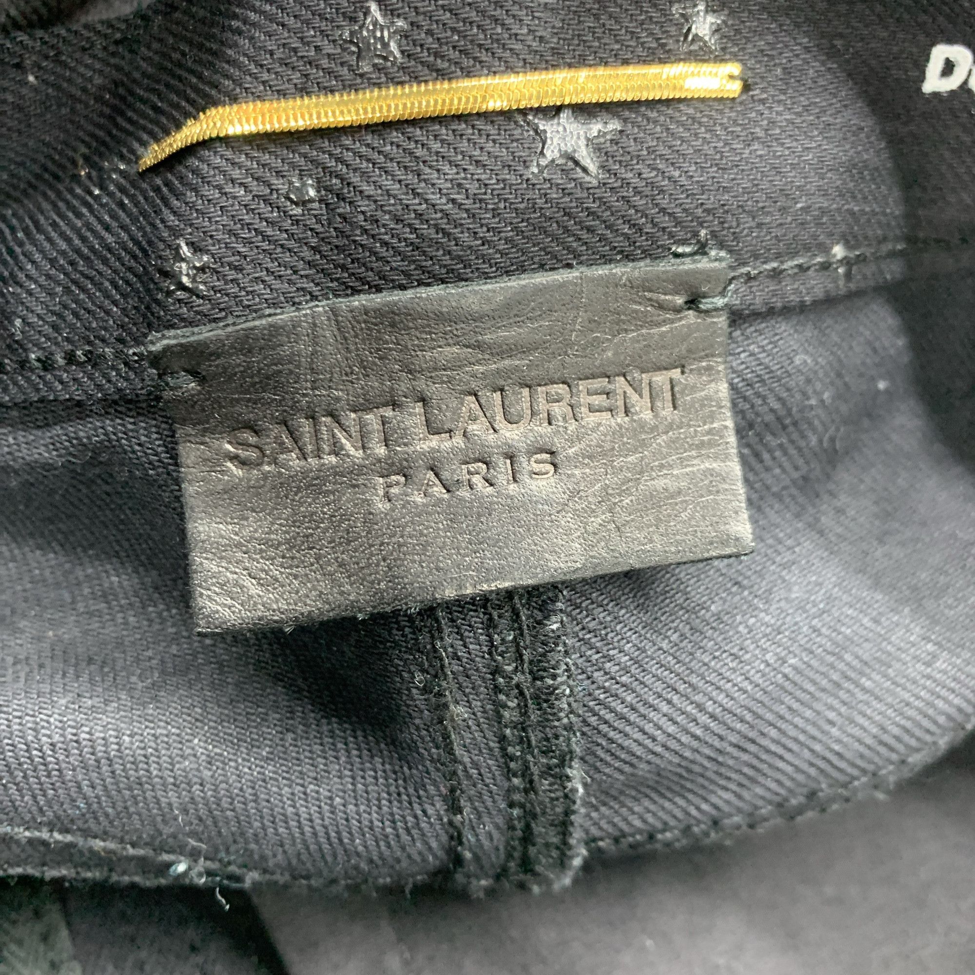 Saint Laurent Paris Saint Laurent Star Print Jeans Size 24 Size 24" / US 00 / IT 34 - 3 Thumbnail