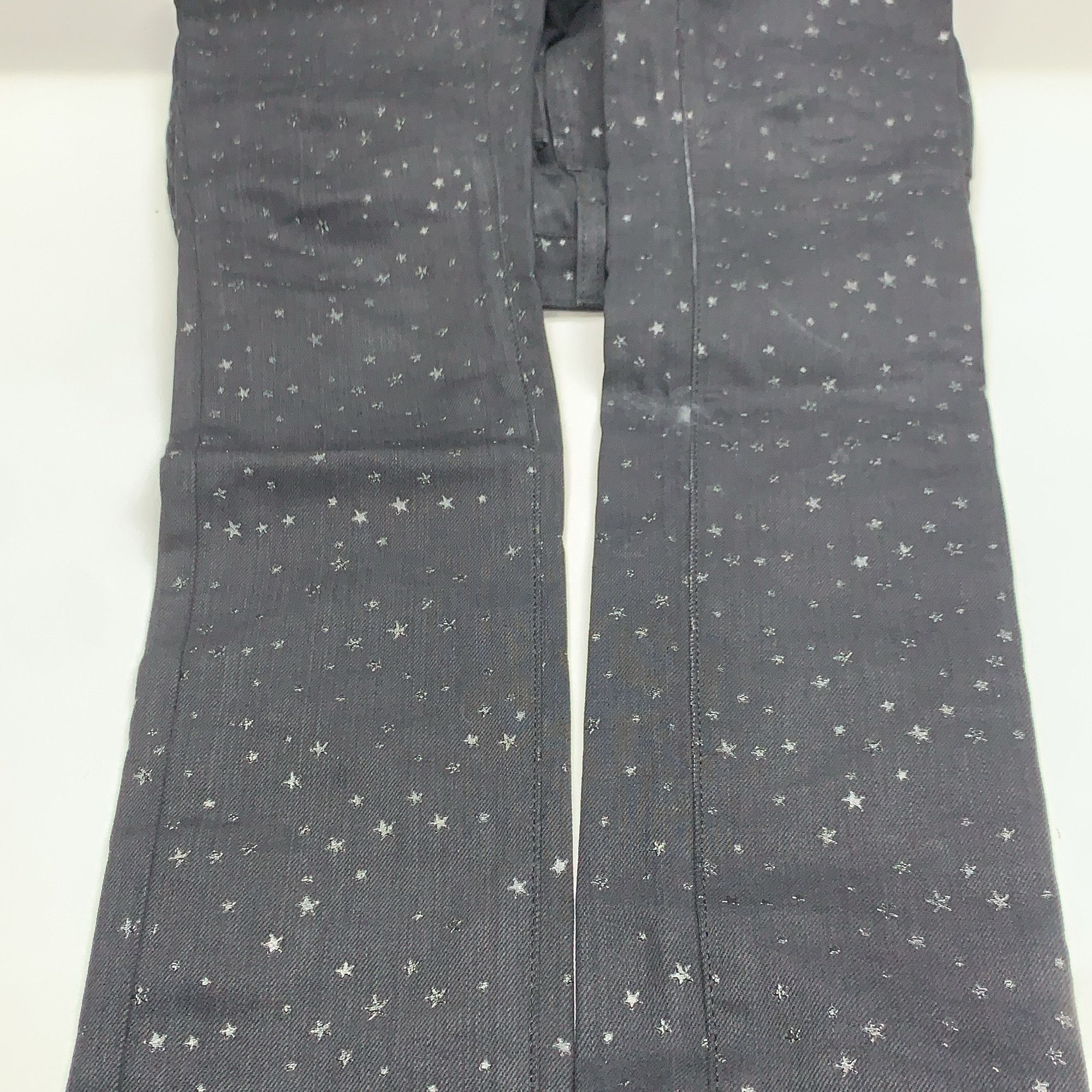 Saint Laurent Paris Saint Laurent Star Print Jeans Size 24 Size 24" / US 00 / IT 34 - 6 Thumbnail