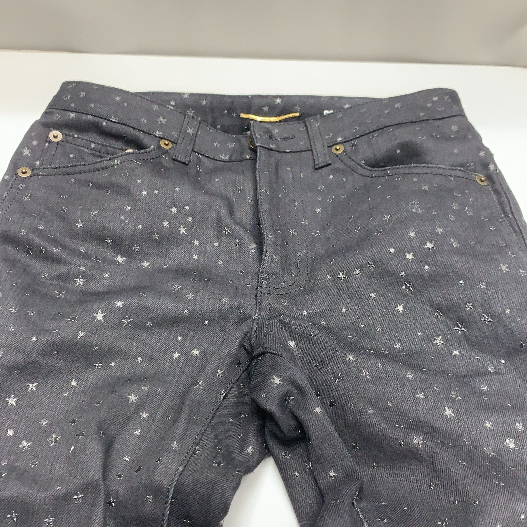 Saint Laurent Paris Saint Laurent Star Print Jeans Size 24 Size 24" / US 00 / IT 34 - 5 Thumbnail