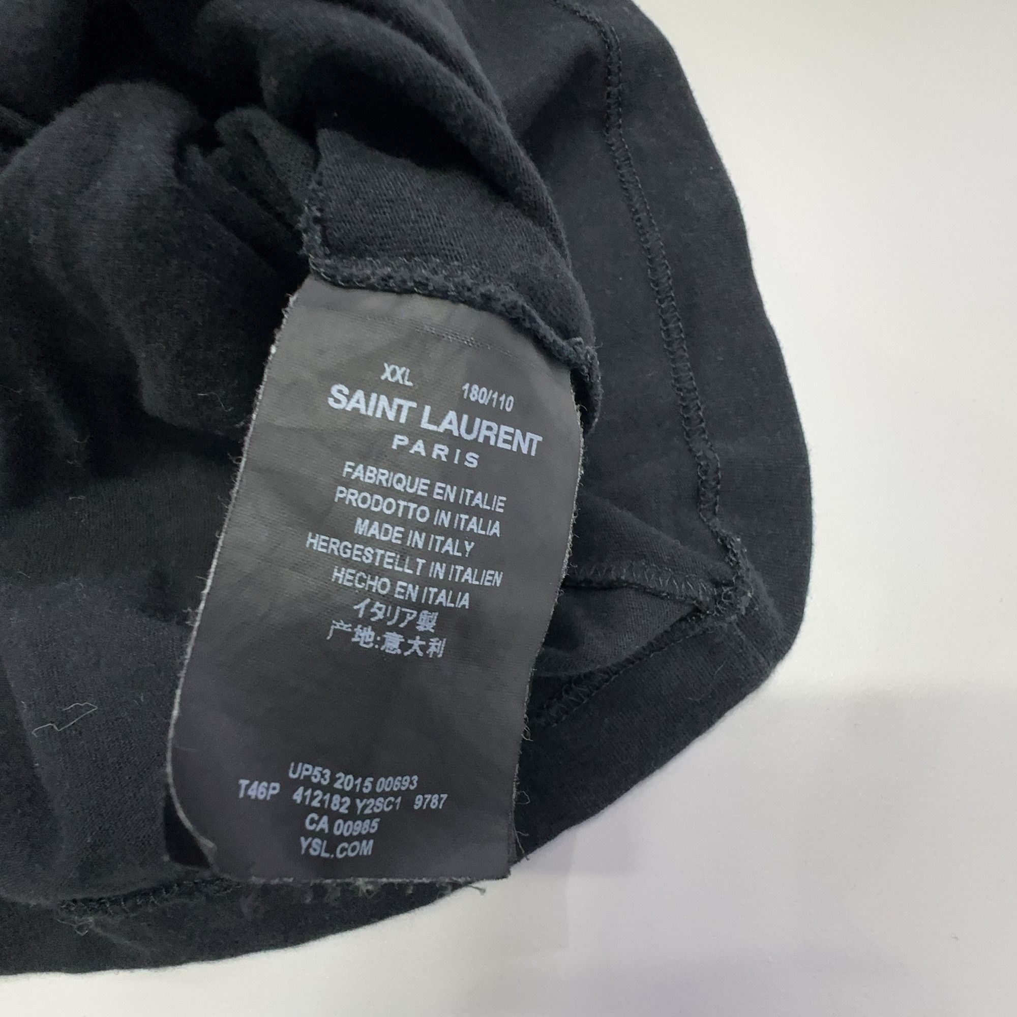 Saint Laurent Paris Saint Laurent Star Short Sleeve T-Shirt Size XXL Size US XXL / EU 58 / 5 - 3 Thumbnail