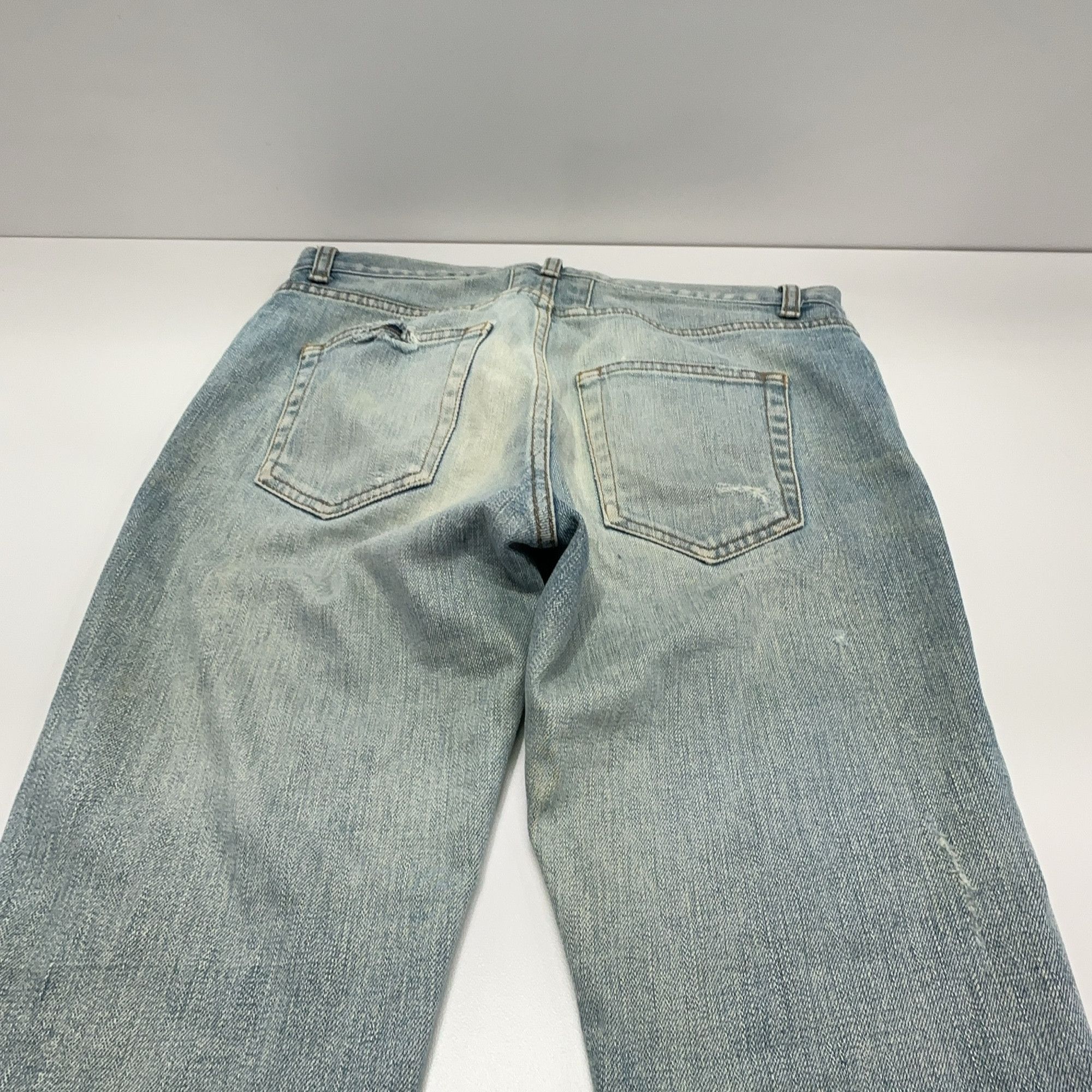 Saint Laurent Paris Saint Laurent Distressed Denim Jeans Size 29 Size US 29 - 10 Thumbnail