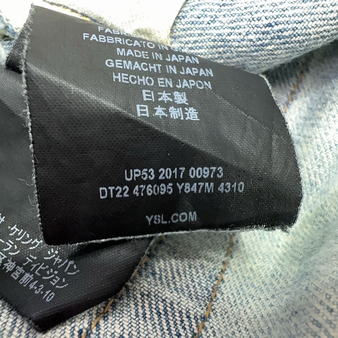 Saint Laurent Paris Saint Laurent Distressed Denim Jeans Size 29 Size US 29 - 5 Thumbnail