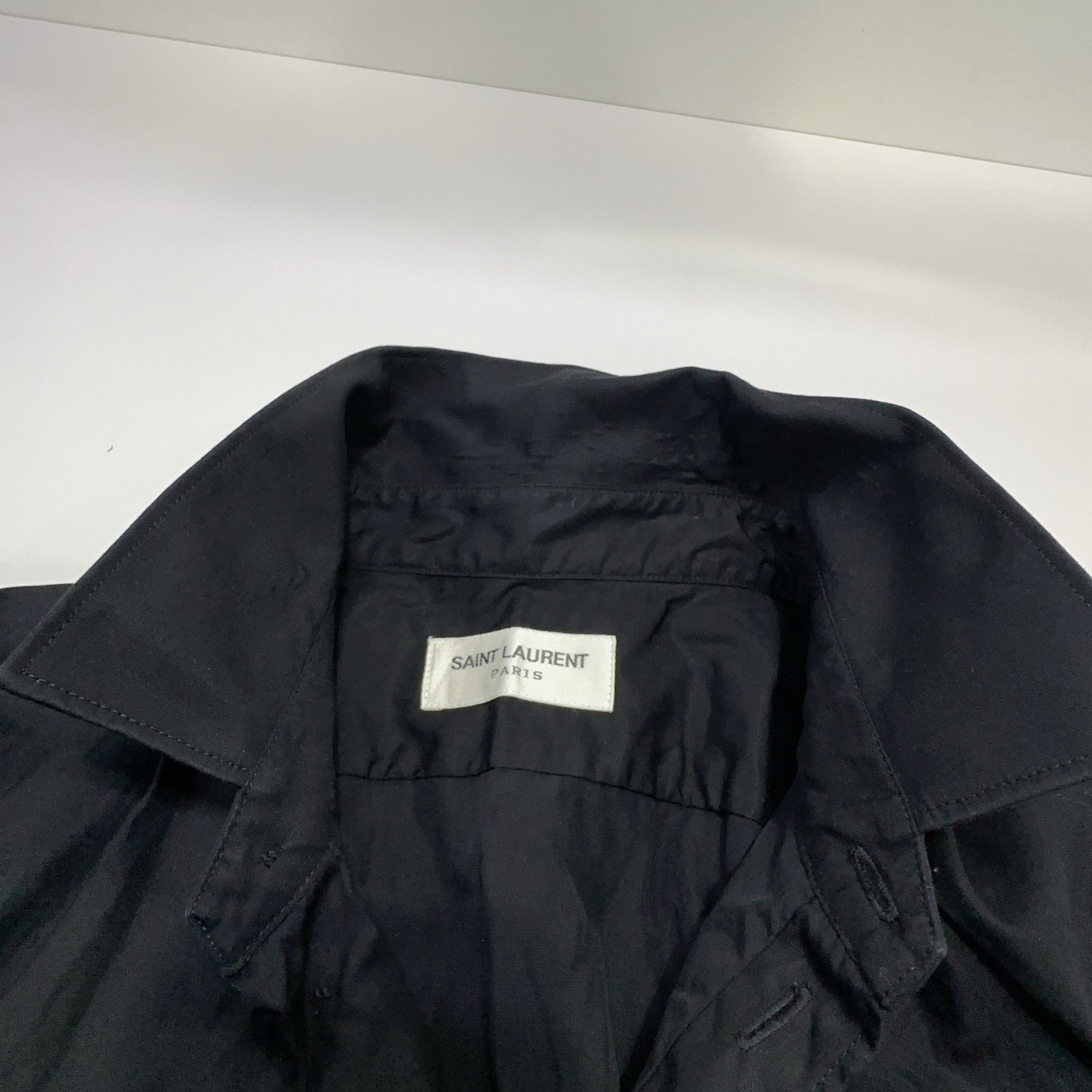 Saint Laurent Paris Saint Laurent Black Button Up Shirt Size 36 Size XS / US 0-2 / IT 36-38 - 5 Thumbnail