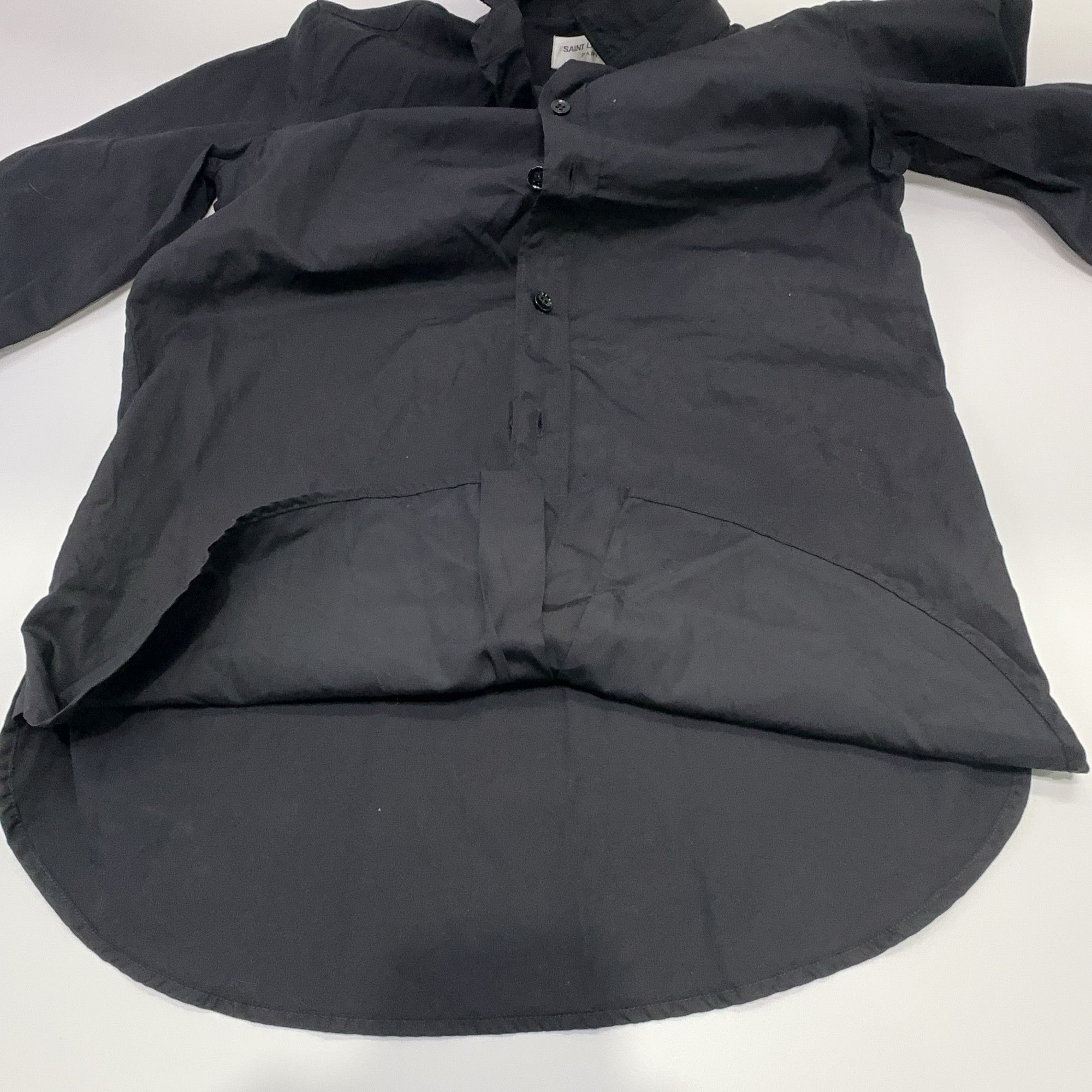 Saint Laurent Paris Saint Laurent Black Button Up Shirt Size 36 Size XS / US 0-2 / IT 36-38 - 6 Thumbnail