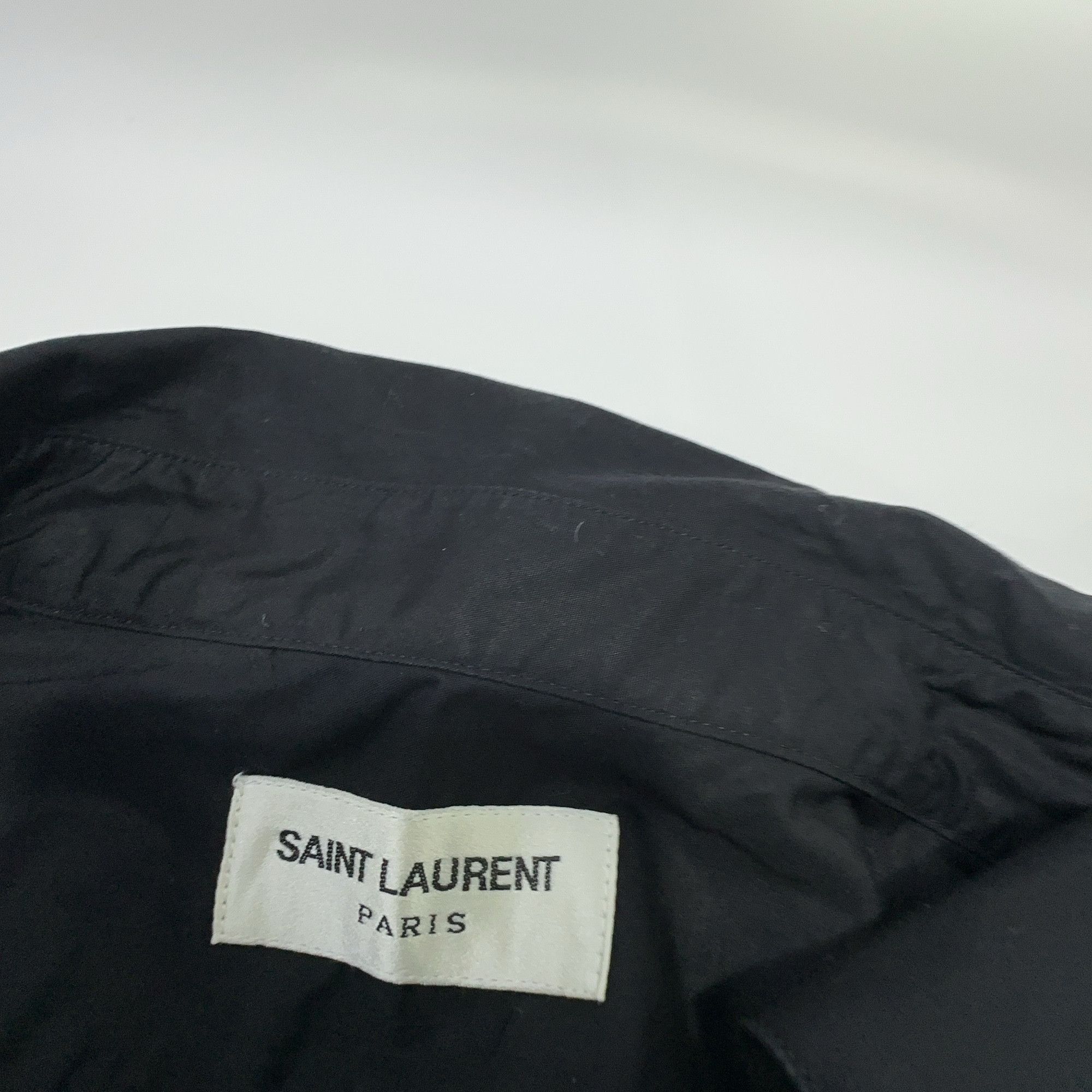Saint Laurent Paris Saint Laurent Black Button Up Shirt Size 36 Size XS / US 0-2 / IT 36-38 - 3 Thumbnail