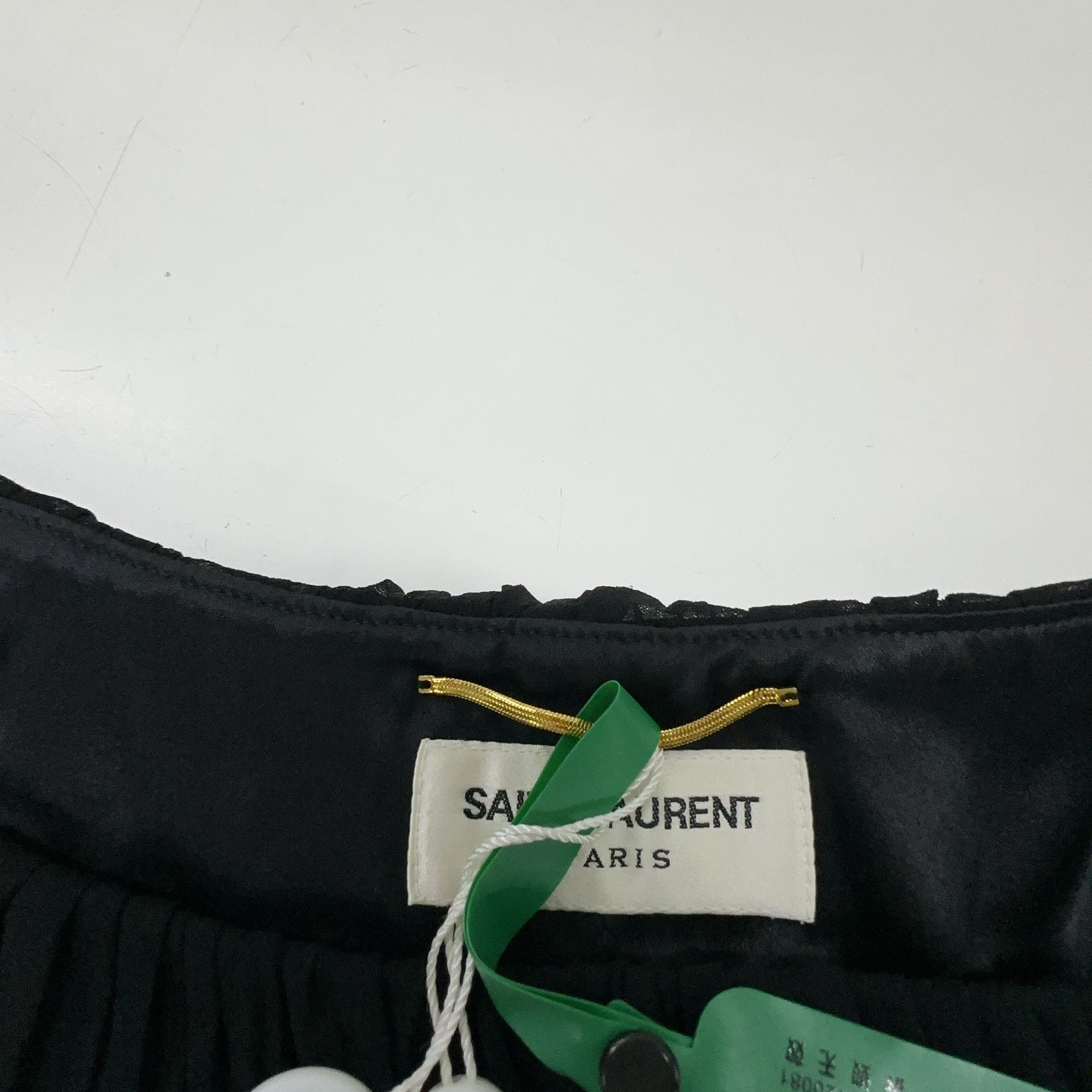 Saint Laurent Paris Saint Laurent Pleated Mini Dress Size 36 Size XS / US 0-2 / IT 36-38 - 4 Thumbnail