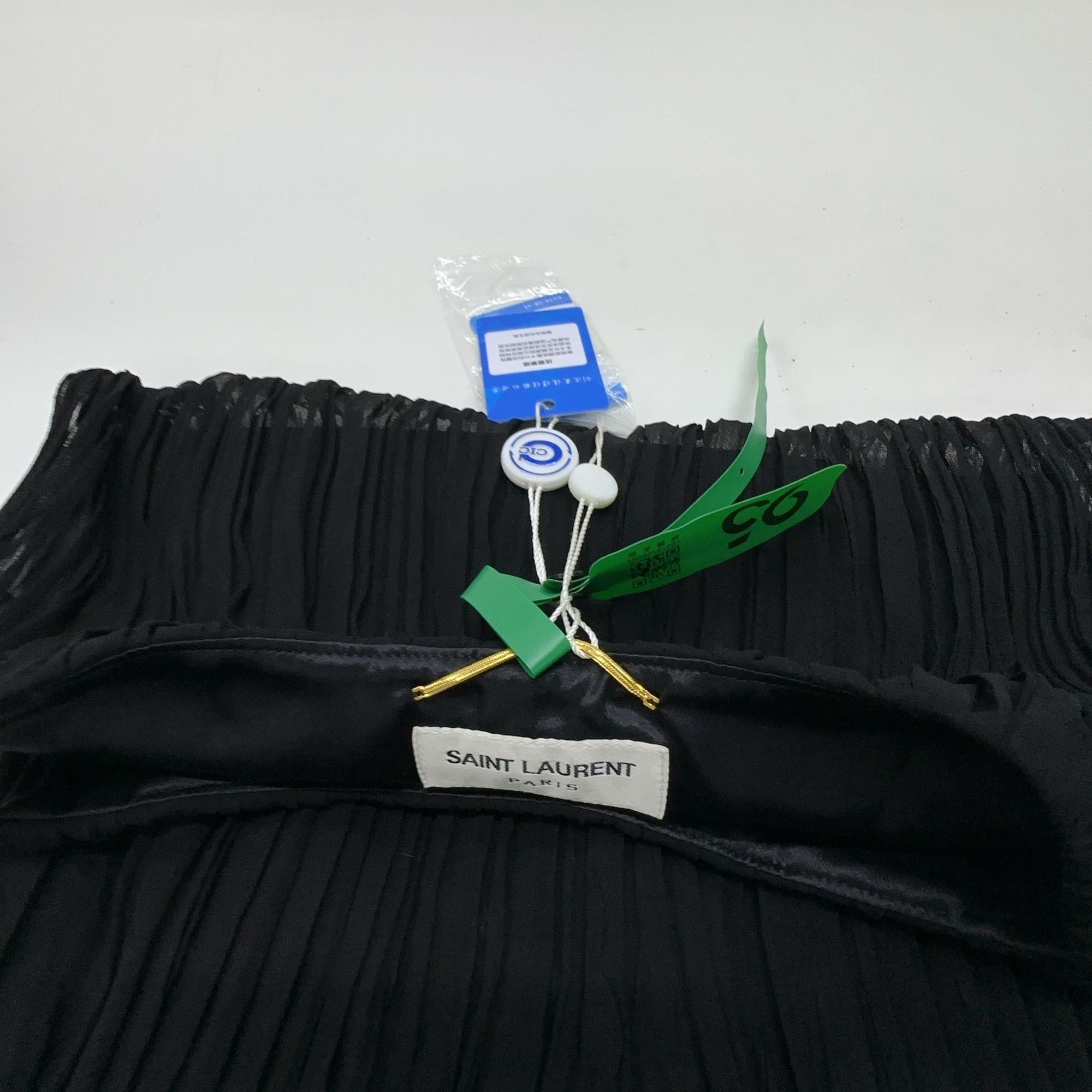 Saint Laurent Paris Saint Laurent Pleated Mini Dress Size 36 Size XS / US 0-2 / IT 36-38 - 5 Thumbnail