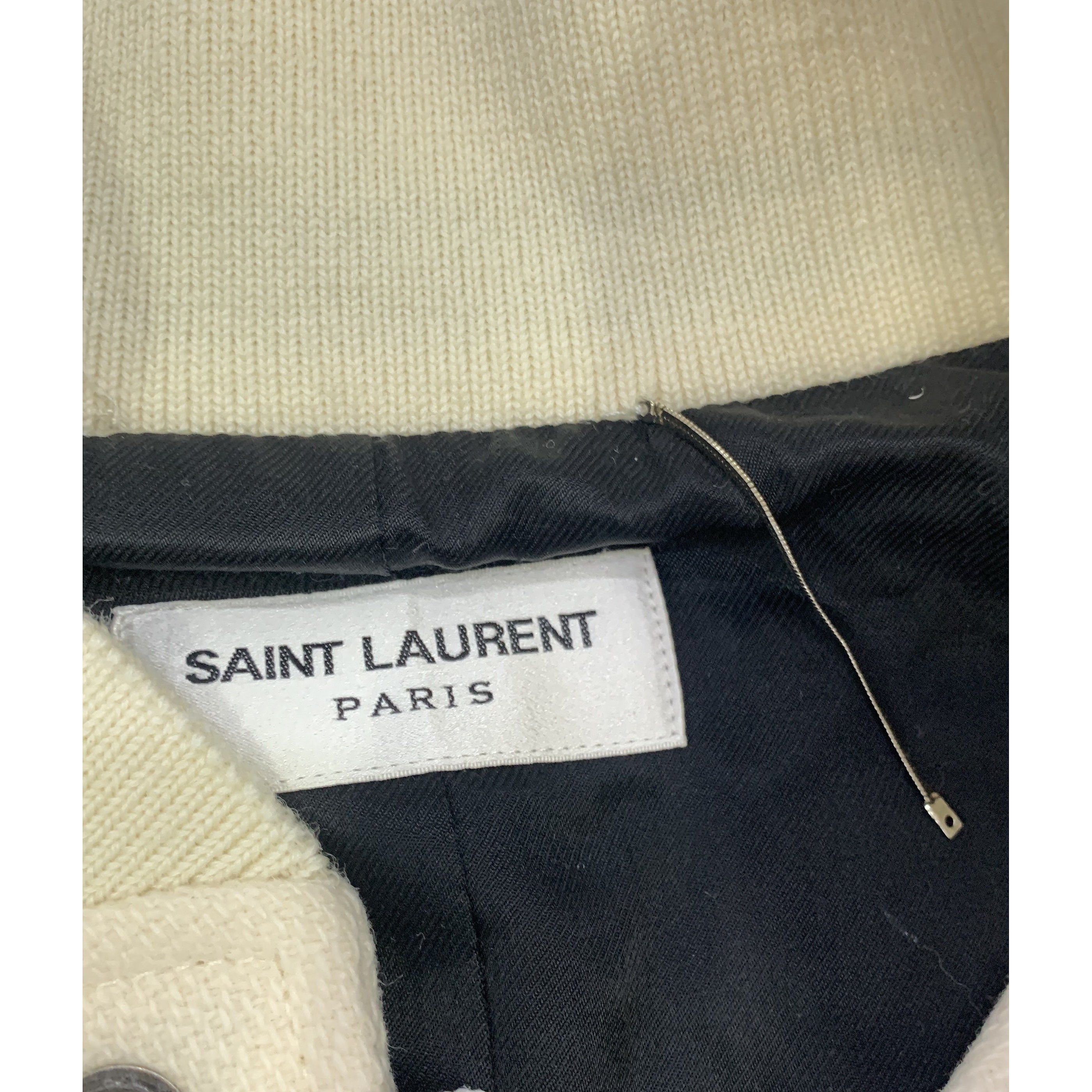 Saint Laurent Paris Saint Laurent Striped Varsity Jacket Size 50 Size US M / EU 48-50 / 2 - 5 Thumbnail