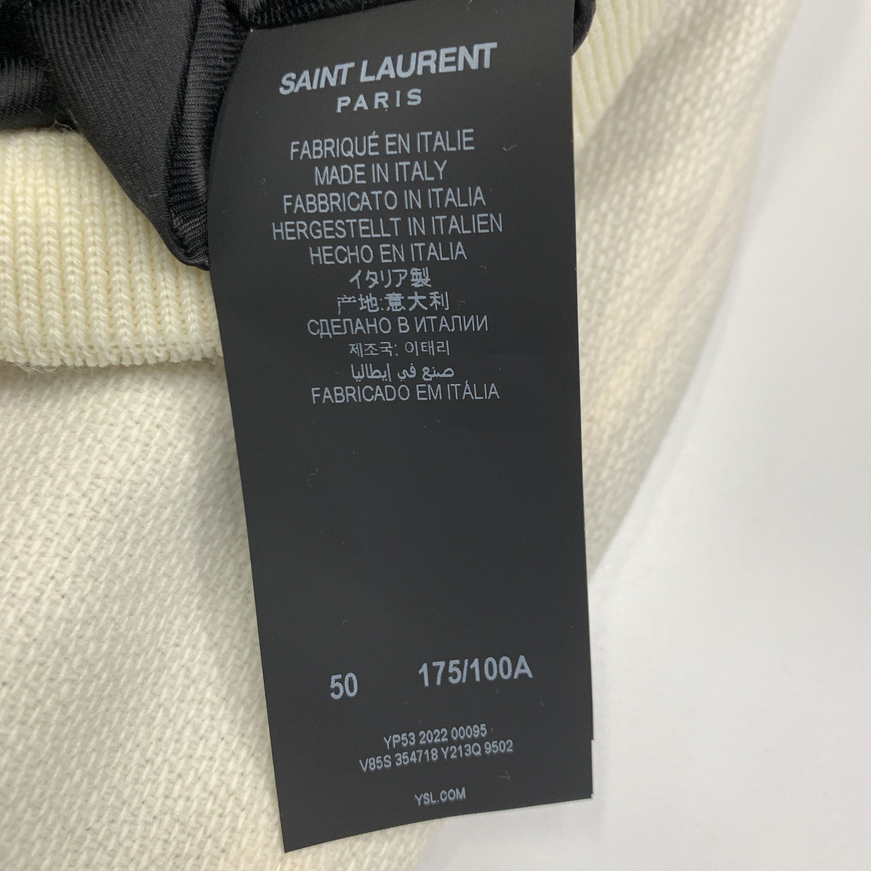 Saint Laurent Paris Saint Laurent Striped Varsity Jacket Size 50 Size US M / EU 48-50 / 2 - 3 Thumbnail