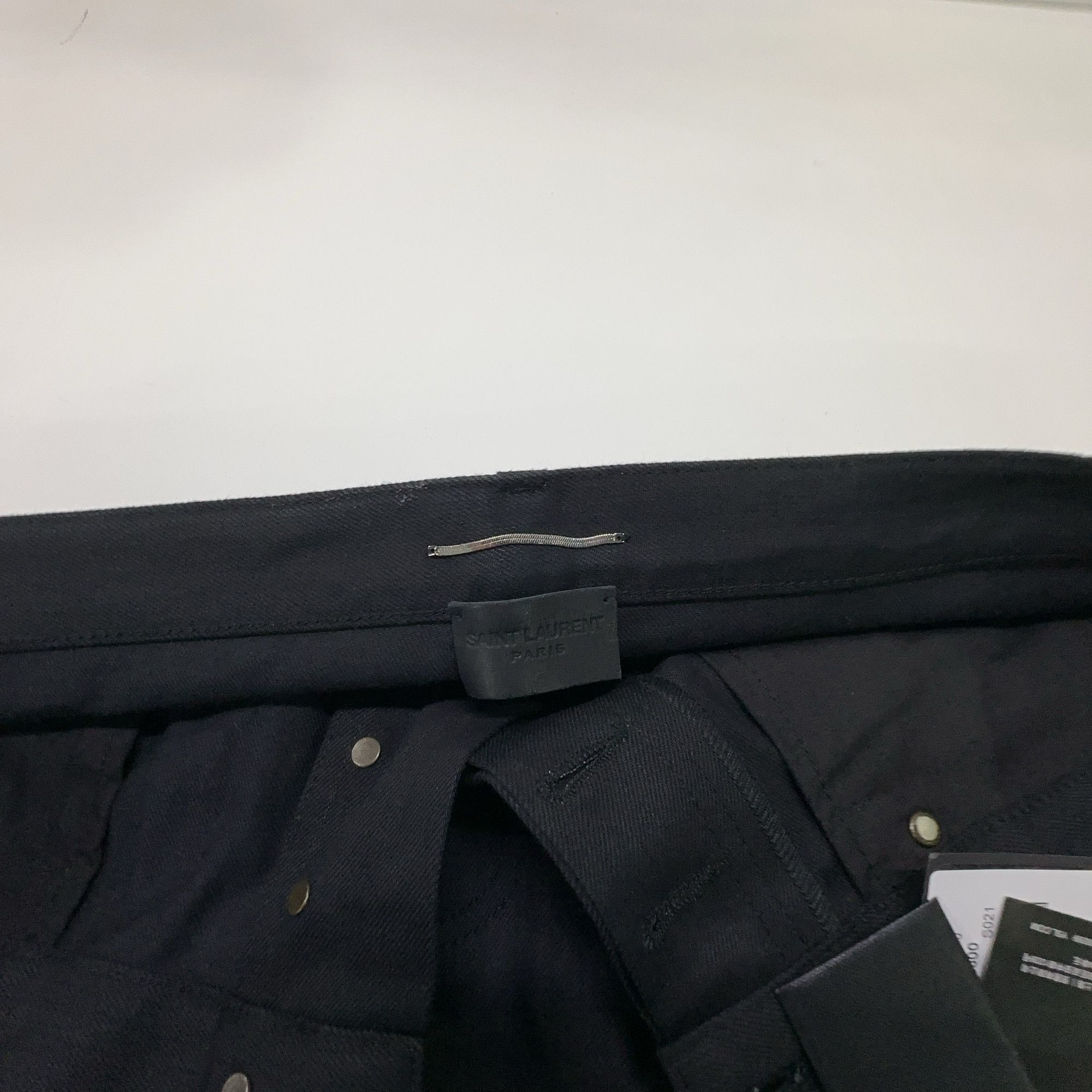 Saint Laurent Paris Saint Laurent Black Denim Shorts Size 30 Size US 30 / EU 46 - 6 Thumbnail