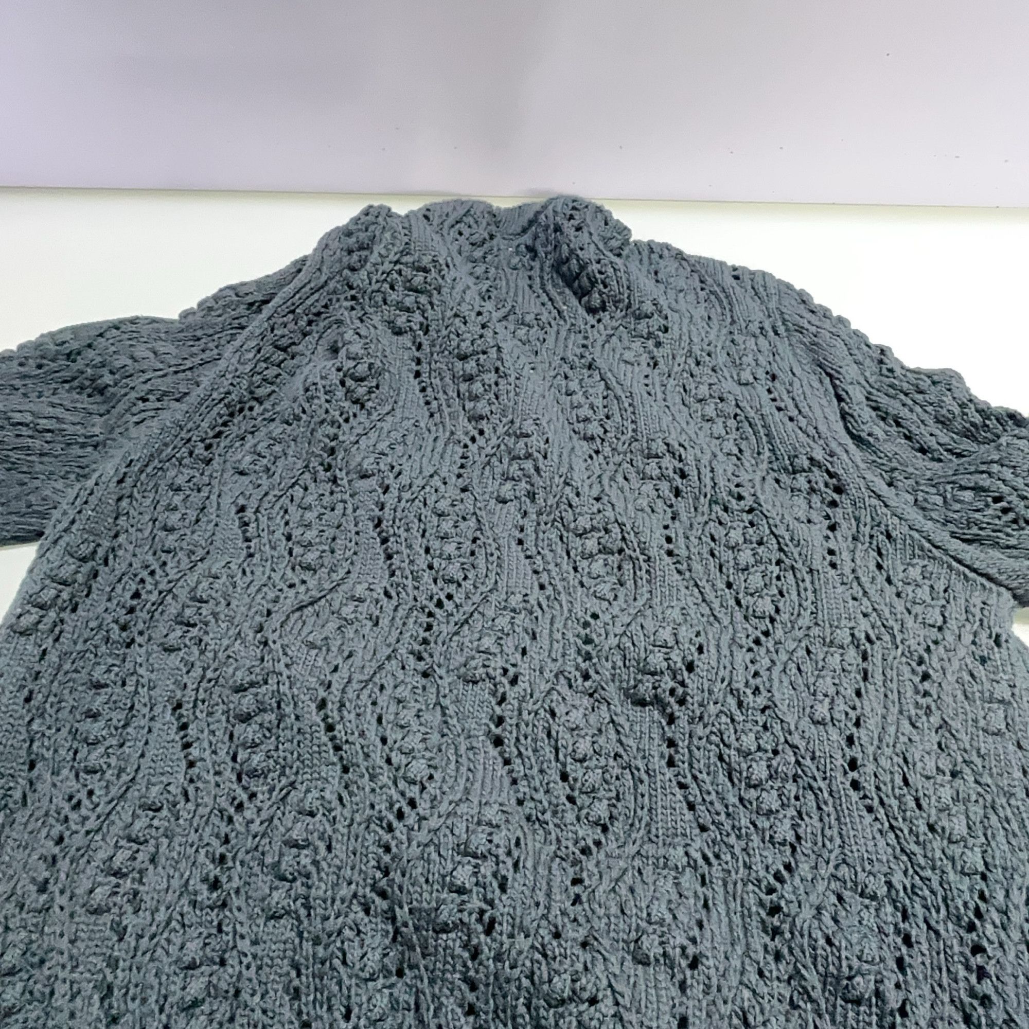 Saint Laurent Paris Saint Laurent Cable Knit Cardigan Black XS Size US XS / EU 42 / 0 - 5 Thumbnail