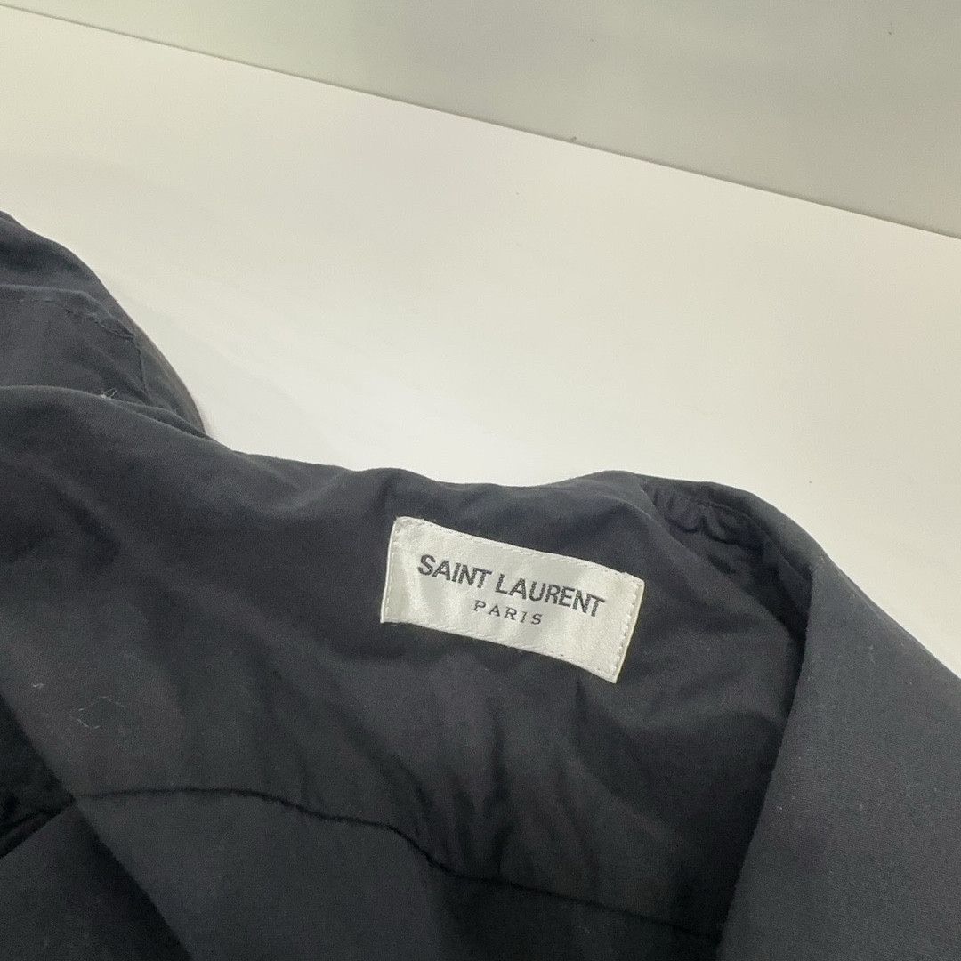 Saint Laurent Paris Saint Laurent Black Button Up Shirt Size 36 Size XS / US 0-2 / IT 36-38 - 4 Thumbnail