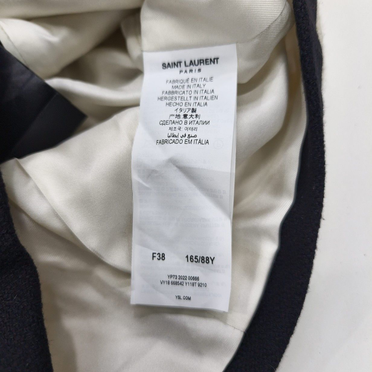 Saint Laurent Paris Saint Laurent Tweed Trim Jacket Size 38 Size S / US 4 / IT 40 - 6 Thumbnail