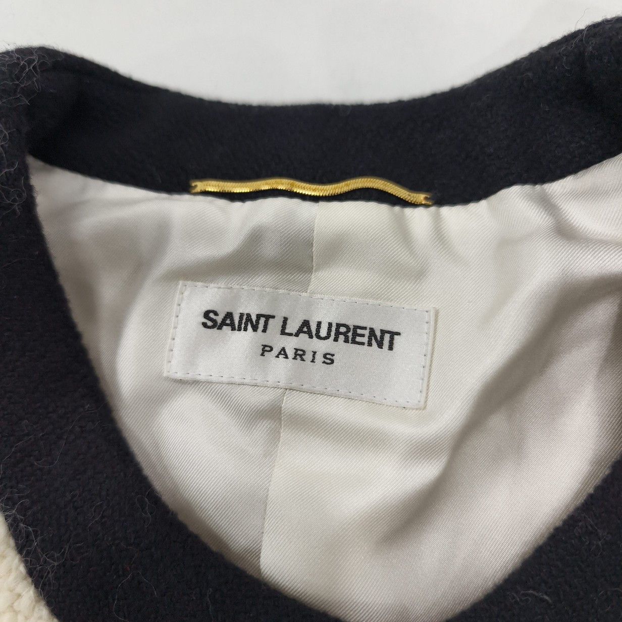 Saint Laurent Paris Saint Laurent Tweed Trim Jacket Size 38 Size S / US 4 / IT 40 - 3 Thumbnail