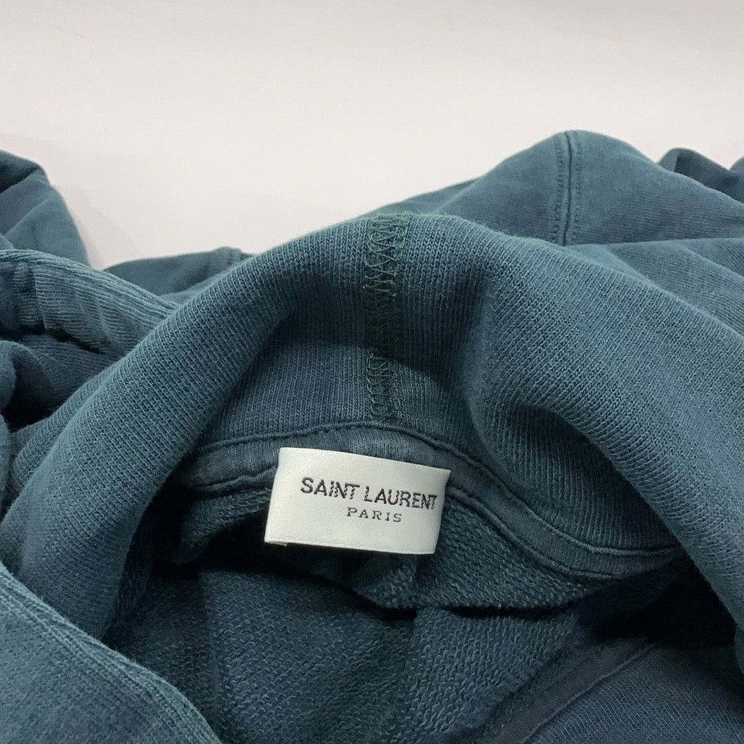 Saint Laurent Paris Saint Laurent Logo Print Hoodie XS Size XS / US 0-2 / IT 36-38 - 4 Thumbnail