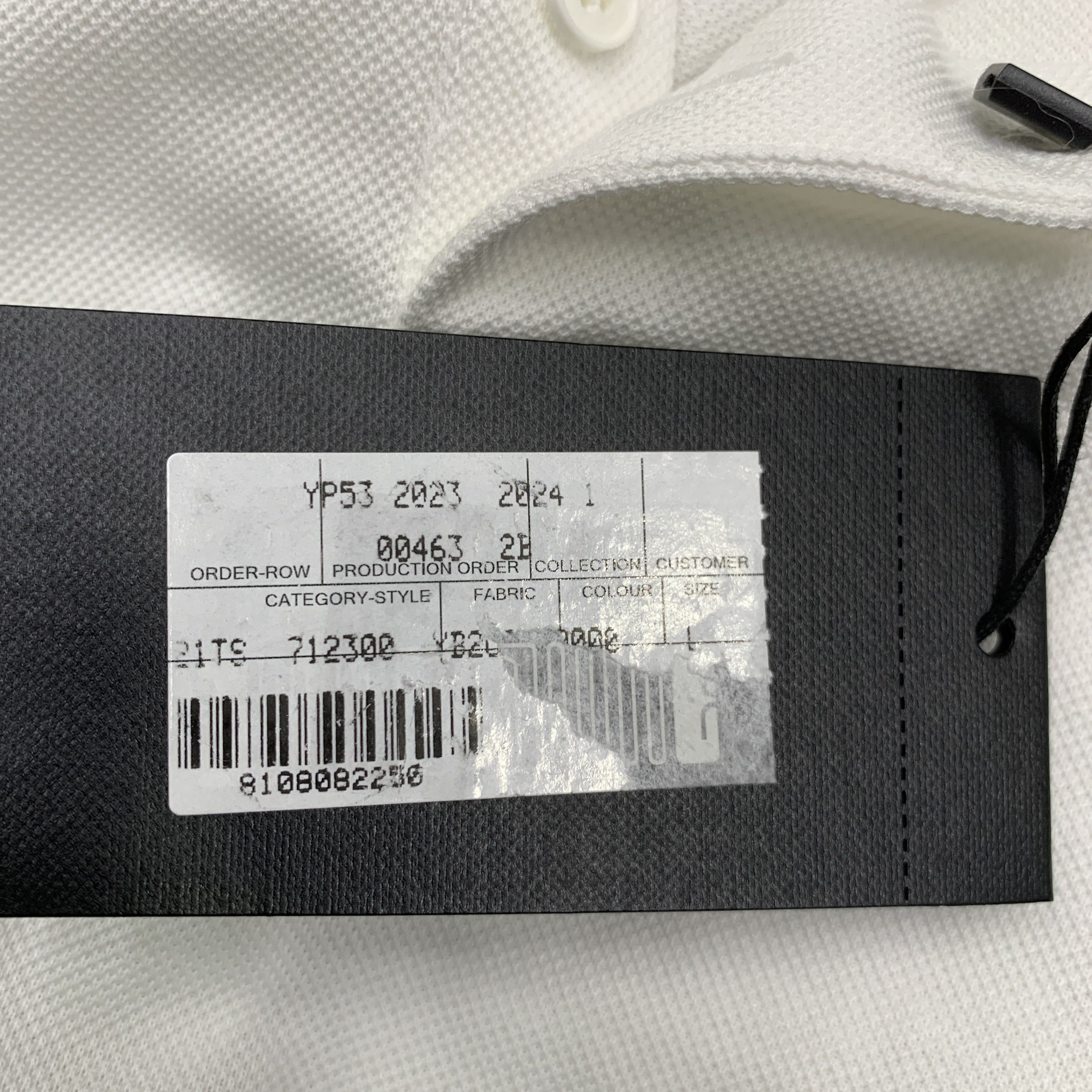 Saint Laurent Paris Saint Laurent Solid Polo Shirt Size L Size US L / EU 52-54 / 3 - 4 Thumbnail
