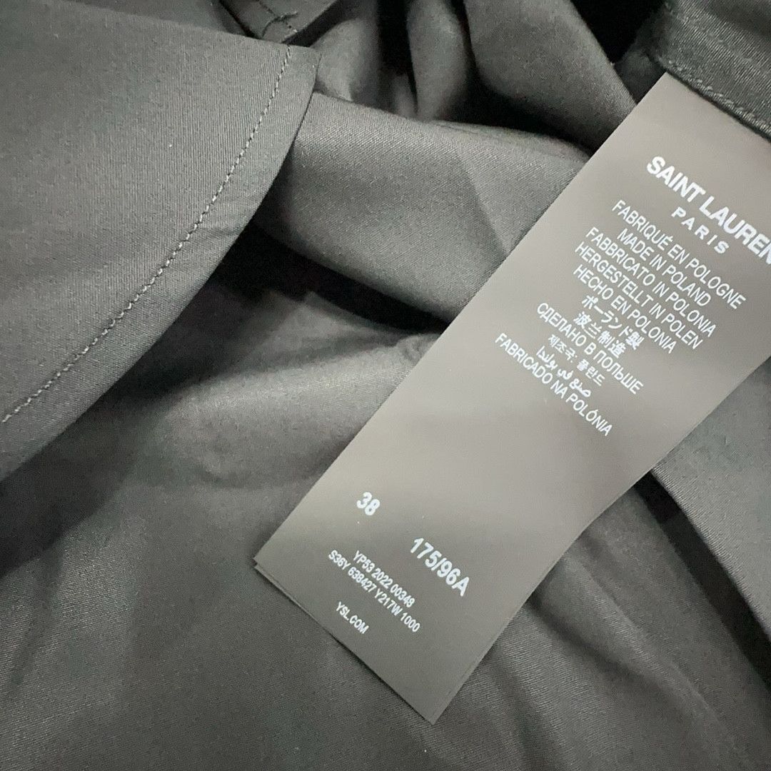 Saint Laurent Paris Saint Laurent Uniform Button Up Shirt Size S Size US S / EU 44-46 / 1 - 3 Thumbnail