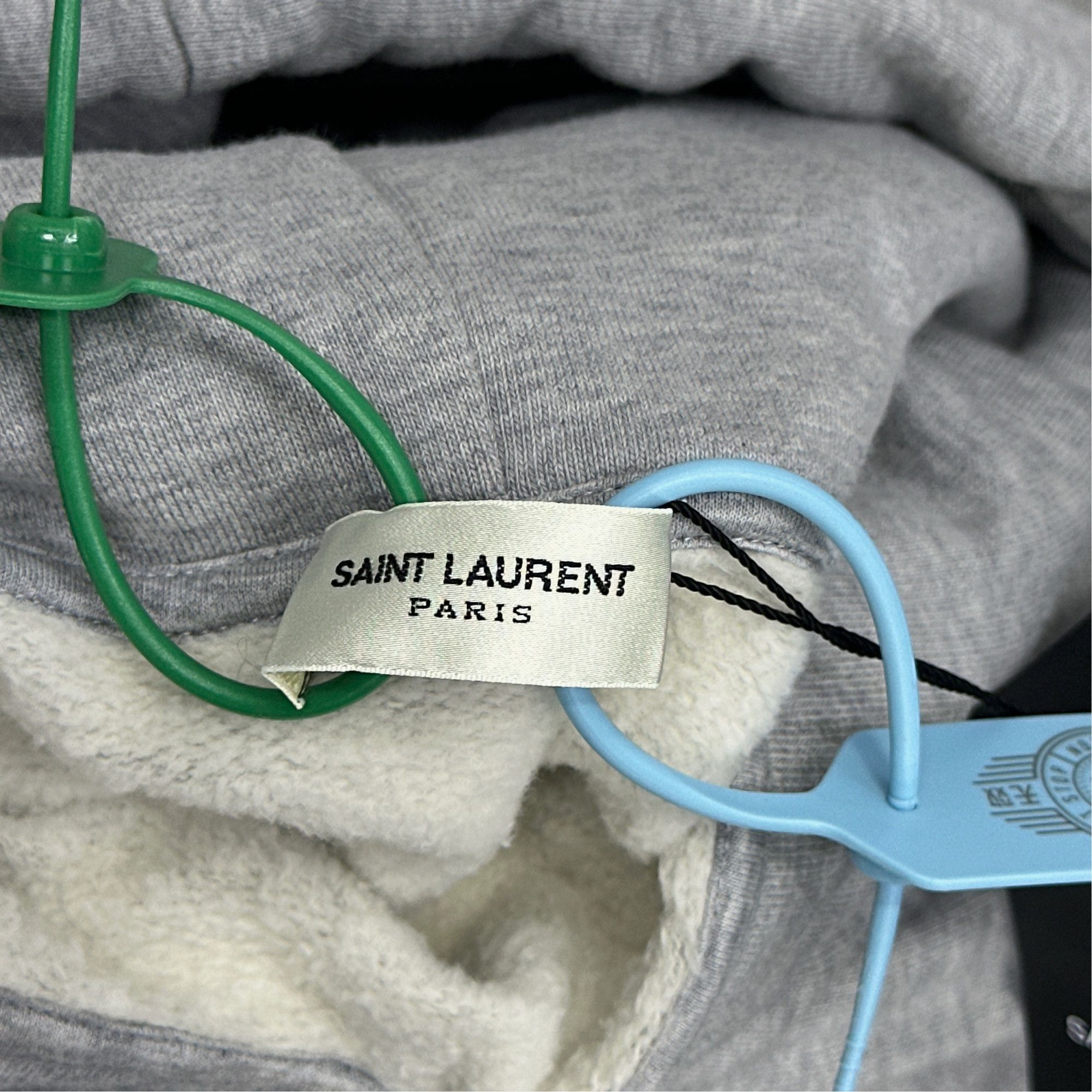 Saint Laurent Paris Saint Laurent Grey Pullover Hoodie Size S Size US S / EU 44-46 / 1 - 4 Thumbnail