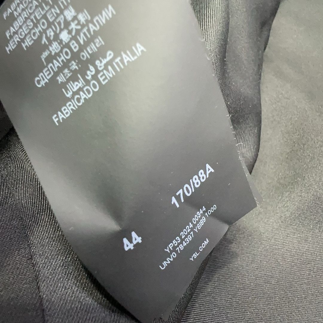 Saint Laurent Paris Saint Laurent Single Breasted Blazer Size 34R Size 34R - 3 Thumbnail