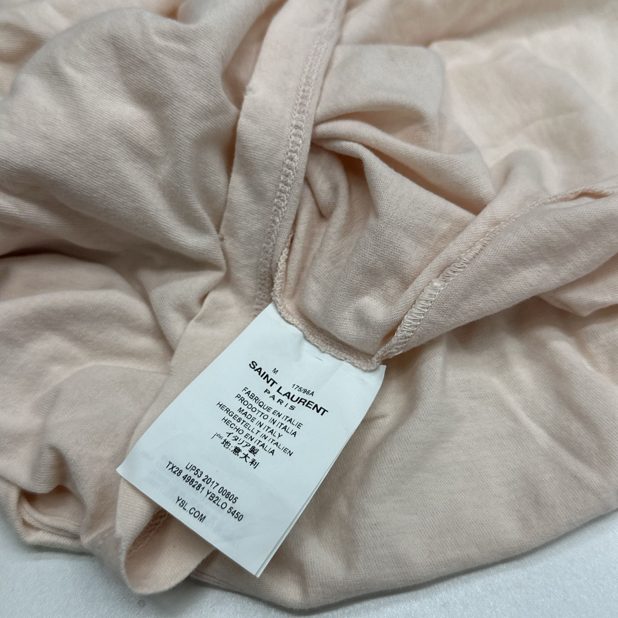 Saint Laurent Paris Saint Laurent Logo T-Shirt Size M Size US M / EU 48-50 / 2 - 3 Thumbnail