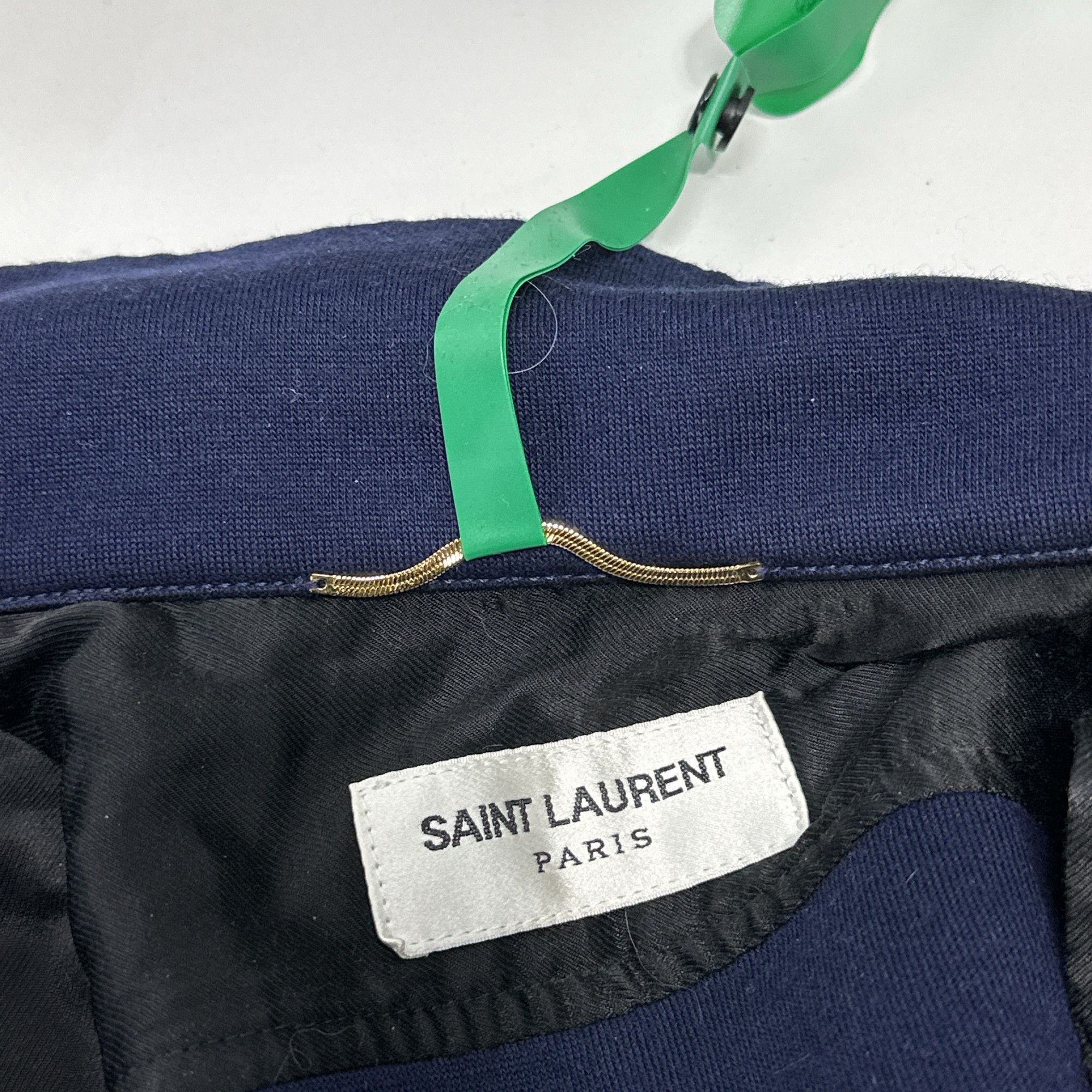 Saint Laurent Paris Saint Laurent Monogram Embroidered Wool Shirt Size 36 Size XS / US 0-2 / IT 36-38 - 4 Thumbnail